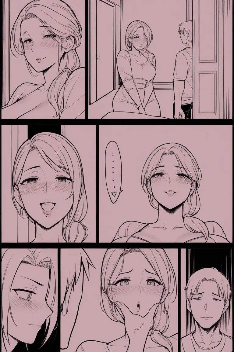 comic storyboard：2，Anatomically correct:2，comic storyboards:2, captive male，beautiful Mistress，holding，sounding，insertion，fingering，smiling, bondage, Sexy, femdom ，cbt，hold，smile，colorful，trembling，juice, man in climax，evil flowers, girl in lace top and leggings ，sitting astride on skeletons ， high heels ,(masterpiece, best quality:1.2)，chastity lock，bondage