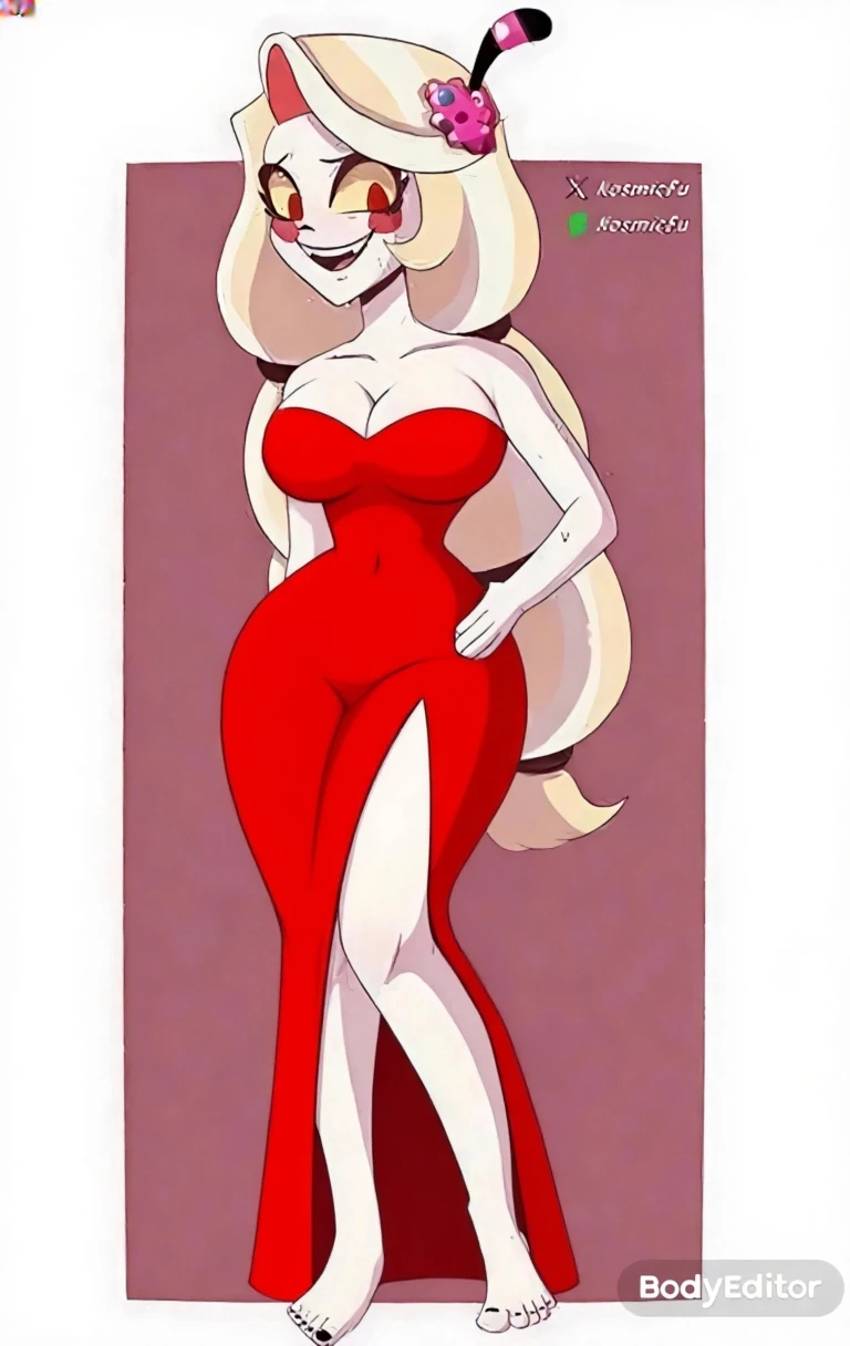 Minvera mink from Animaniacs, wearing black swimming shorts, yellow girl hair, red one piece swimsuit, sitting down with crossed legs, has thick thighs, smug expression, high quality, crisp, 1girl,