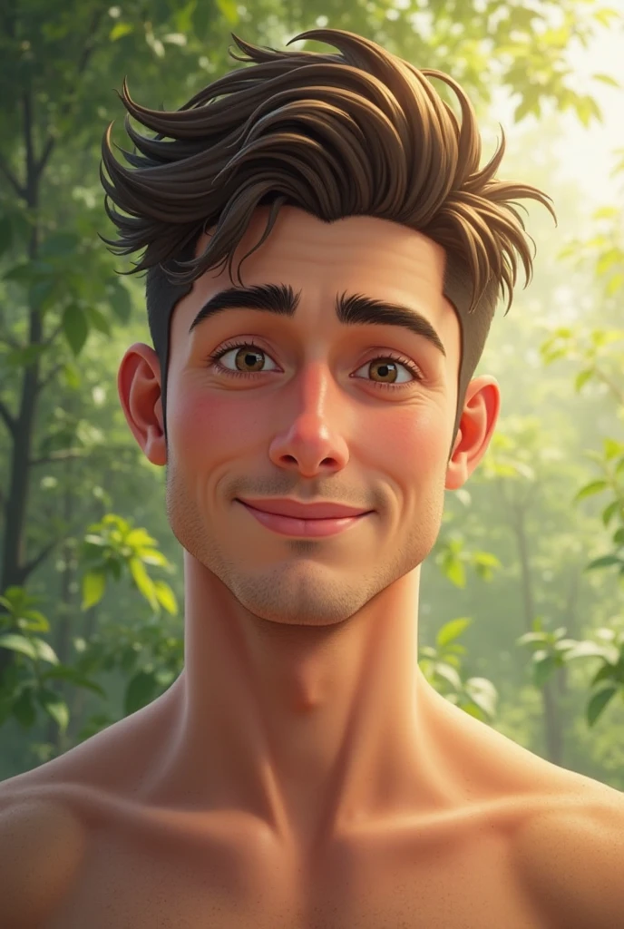 realistic photo, homme caucasien de 20 ans, Kale, yeux verts, cheveux noir courts, detailed face and body, fontaine de chocolat, fruit rouges, Drawn abdominals, natural lighting, high resolution, photorealistic, (best quality,8k,high resolution,head of'artwork:1.2),ultra-detailed,(realistic,photorealistic,photo-realistic:1.37)