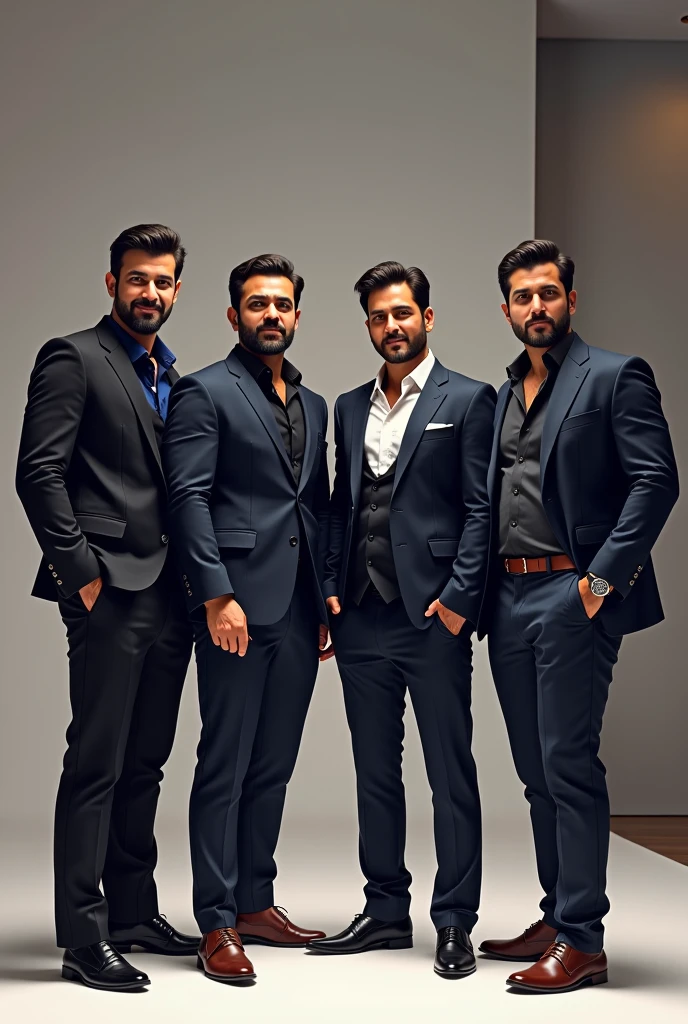 30 years old,Three Men,Tall handsome man、Black Briefs、Topless、Men's big room、Sit on the futon ,Black Hair、Very short hair、undercut、Japanese Face smile、Seen from below chest hair、Upper body close-up