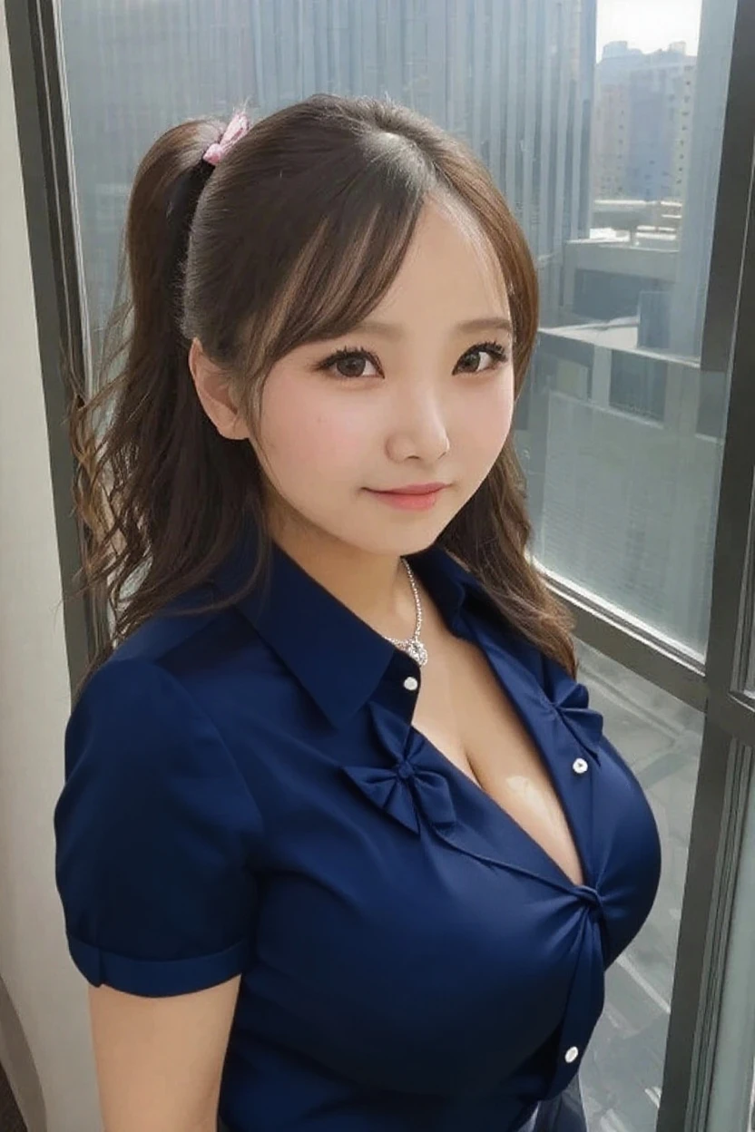 score_8, score_9, Group photo, Women who were aligned, crowd, Long Straight Hair, Brown Hair, sexly, girl, Sisters, ((light yellow shirt、Navy blue blazer、Cleavage)), adorable, smile, Slim face, Slim body,Perfect hands,Black choker、Blue color contact lenses、bangs、Very thick and long eyelashes、((Big Breasts)), Dependents, Big Breasts, Red lipstick, Anatomically correct, clear、upright、Alignment、Private room、Reception room、sofa、table、Dependents、Obedient Woman,((There are documents and a pen on the table))、Cleavage、Red nail polish