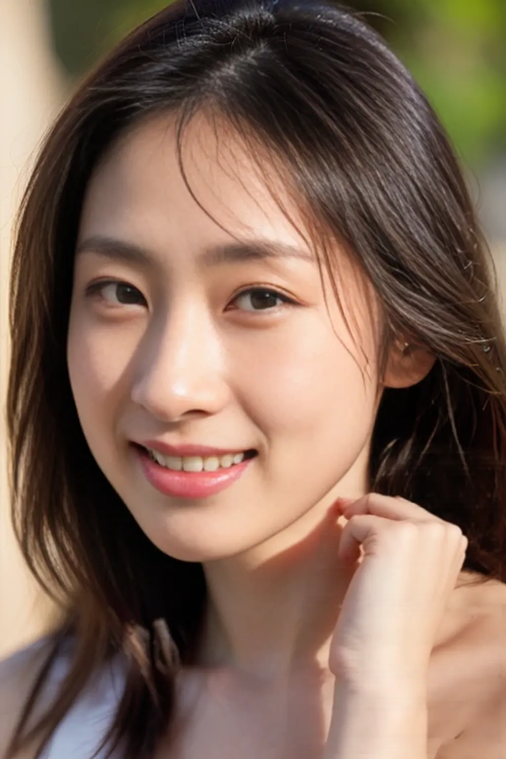 girl,(round face:1.2),duck face,selfie, smile,20yo nipples, nude, Ultra-realistic capture, Highly detailed, High resolution 16k close-up of human skin. Skin texture must be natural, With such detail that pores can be finely identified. Skin should look healthy, In a uniform tone. Use natural light and color,