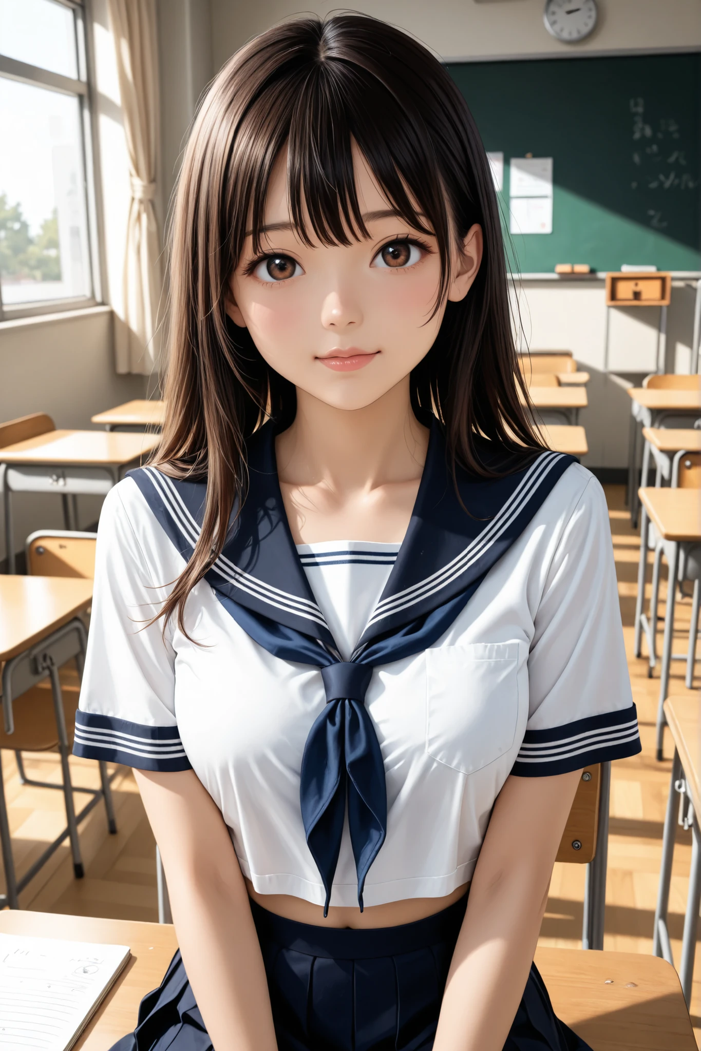 serafuku,classroom,
