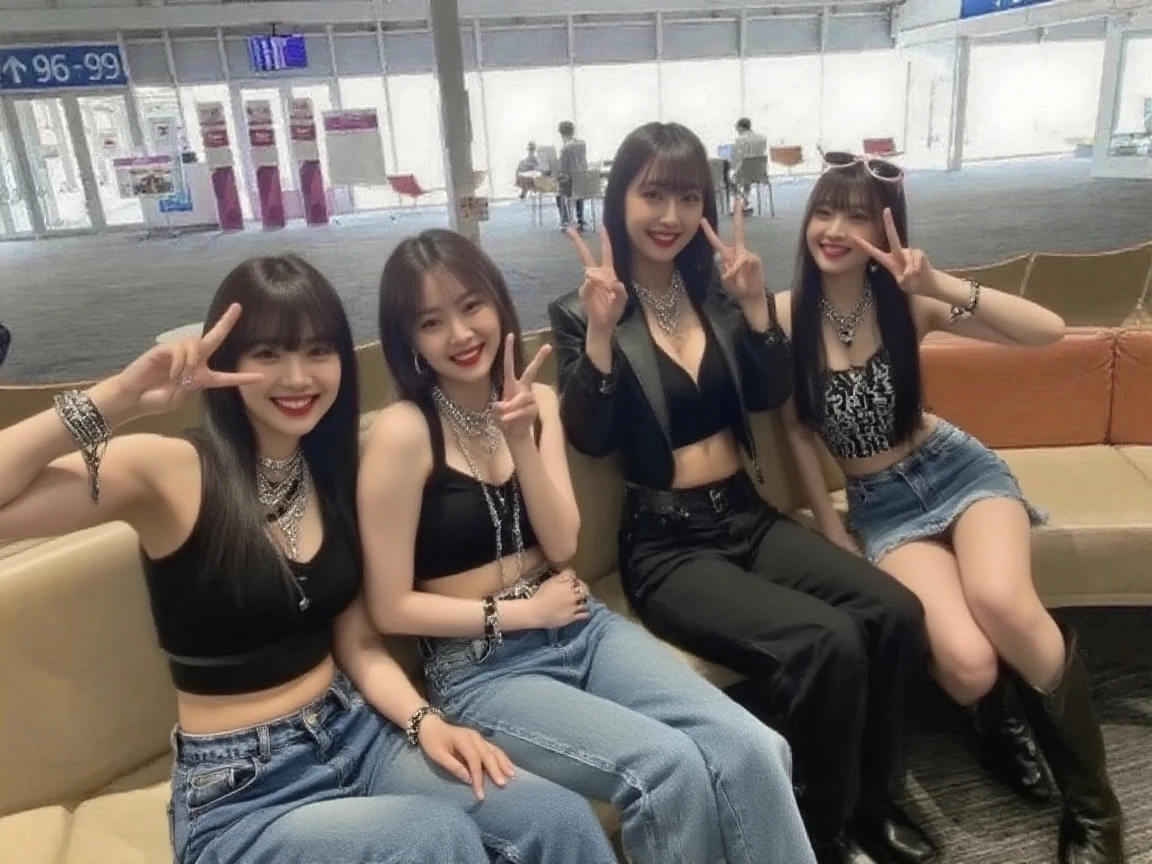 (Taiwanese、1womanl、short-cut、a blond)、(Pocchari body type:1.2)、(tobacco、drunk and exhausted)、golden underwear with frills、(Clearly visible cleavage)、(large boob:1.2)、(Beautiful hands、Beautiful Finger、Beautiful knees、red lipsticks、A smile)、(耳环、Katyusha、a necklace、piercings、Pedras preciosas、Diamonds、pin heels)、crowded tavern crowd、