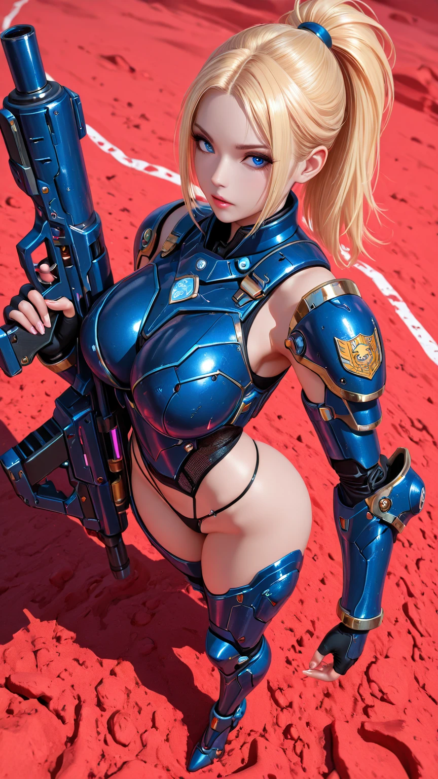 best quality, official art, masterpiece, textile shading, HDR, very detailed, colorful, best details, fantasy, battle armor, 1 human female, 25 years old, 3 boys bandits, Multiple horny bandits, Anxious and frightened expression, standing on stairs, Inside the cave, Dim brightness, choppy hair, big breast, skinny, Surrounded by a horde of bandits:1.9、Bandits in heat, Feeling like about to be attacked, mysterious atmosphere、cameltoe:1.3, looking back, ground level shot:1.9, fighting stance,