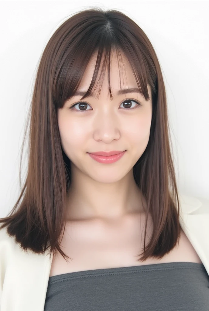 Braiding bangs、Night view、（夜のNight view、Late Night、midnight:1.4）.Highest quality, 8K, Tabletop, Realistic, Realistic, , (窓からはLate Nightの大都会のNight view、Ample breasts:1.2), Big Breasts, , , Abundant hips, Detailed face, Beautiful Face, , Beautiful woman,((Gray detailed eyes、Translucent skin texture、A shy smile、Fluffy hair、Light Brown Hair、Big city view from the window、Shaggy Cut、Floating Hair、、Cute Japanese Idols:1.4)). (、short hair、Floating Hair、Parted bangs、Bedroom、Sit on the bed、Place your hands on your feet、Late Night、indirect lighting、Sheer white bra and panties、Ample breasts、Looking into the camera:1.2))