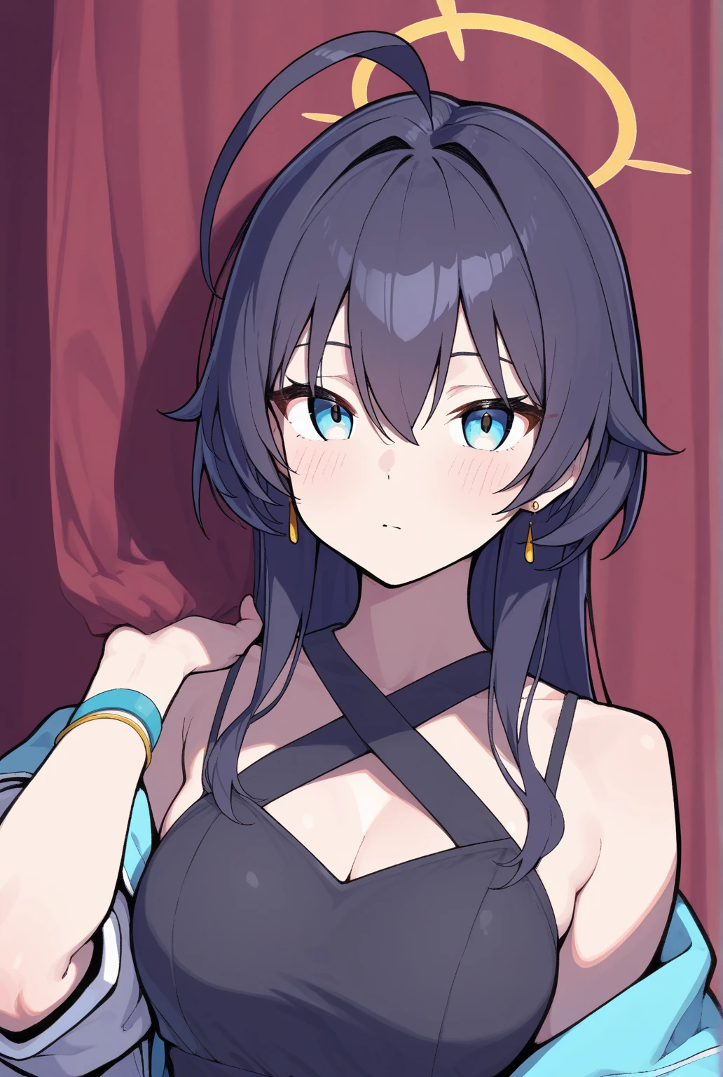 masterpiece, highest quality, close, Face shot, \(Umamusume\),((Dark green underwear))、sit、Leg spread、semen、Mansuji、On the bed、Low - Angle、(((Big Breasts)))、Nightclub、Embarrassed、1st from the bottom.3