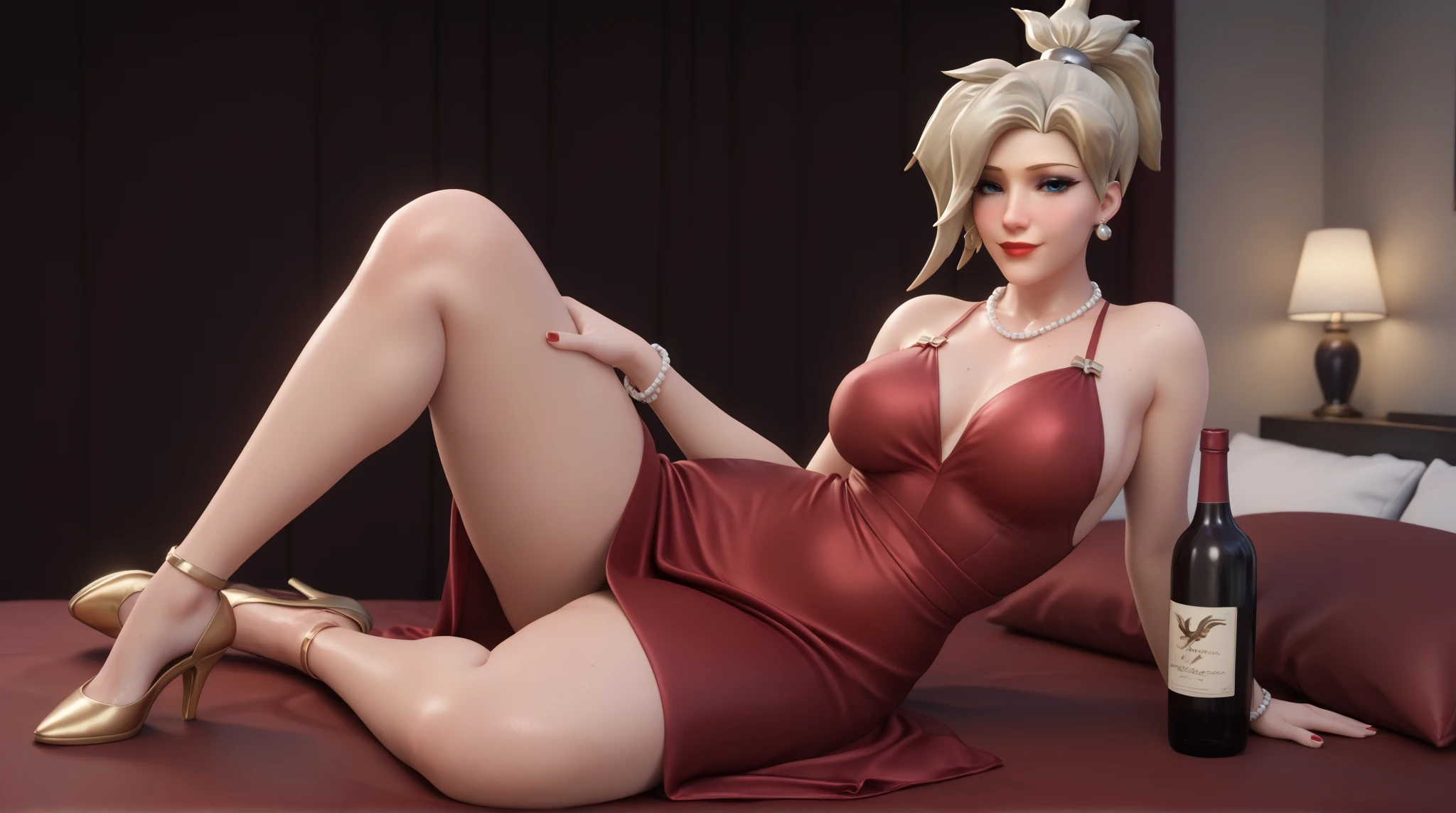 score_9,score_8_up,score_7_up,score_6_up ,source_overwatch score_9, score_8_up, score_7_up,  1woman, solo, mercy \(overwatch\), sitting on the floor sideways, high quality