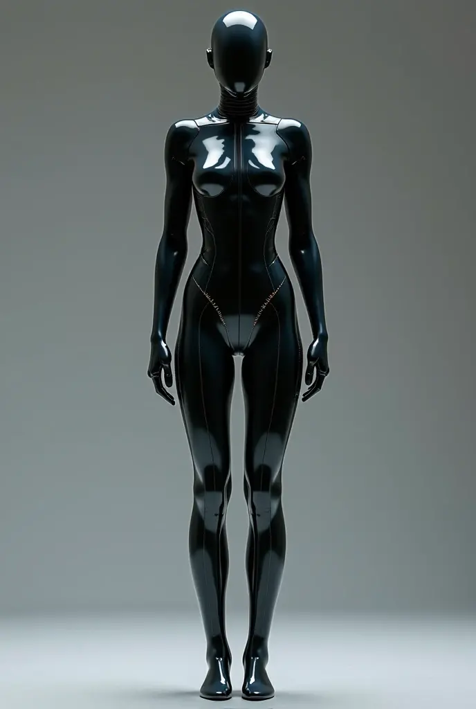 A sleek black Dragon Ball fighting uniform
