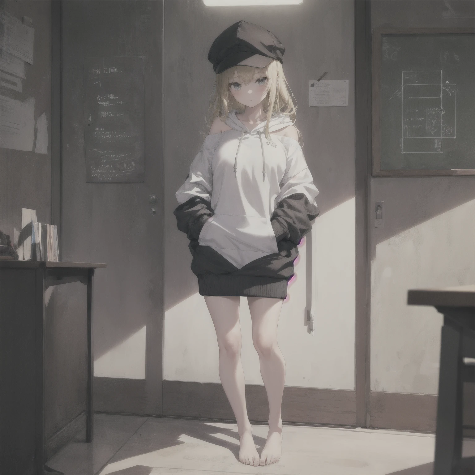 ultra-absurdres-Top quality by artist God, ultra-detailed, high resolution, anime moe artstyle, best anime 8k konachan wallpaper, pixiv contest winner, perfect ???????,break, 1girl, (Please draw a girl sitting on stairs alone. )break,(Solo,little female, loli_face,14yo:1.3),glasses, small breasts, beautiful (well-shaped) breasts, (white bra:1.1), navel, groin, butt, small black eyes, beautiful detailed eyes, well-proportioned iris and pupils, highres detailed hair, sweat, expressionless, hoodie, sporty shorts, (Detailed Lighting), (Detailed background), outdoors, stairs. break,super detailed skin, shiny skin, Best sexual lighting powered by famous artist, 8k,beauty illustration,photoshop_(medium),very aesthetic,break,((artist:takeuchi_takashi )), artist:clamp ,artist:carnelian ,artist:kantoku ,