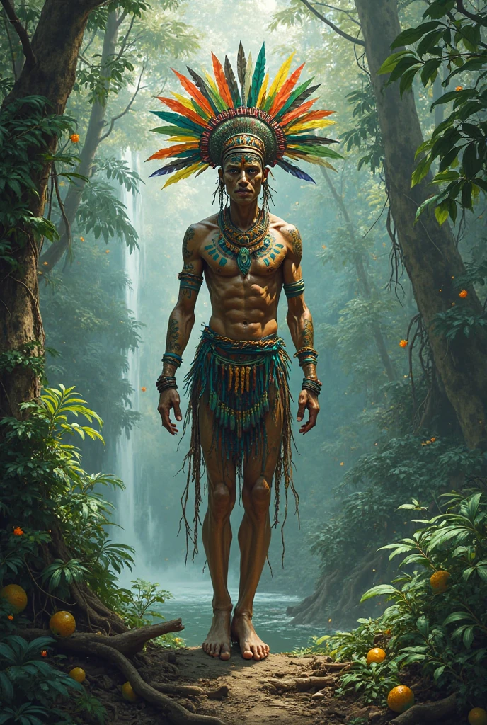 um cavaleiro com a armadura negra, holding his head in his left hand and a sword in his right hand.