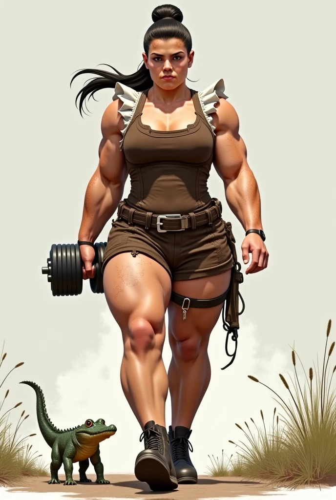 full body, female, muscular, fitness