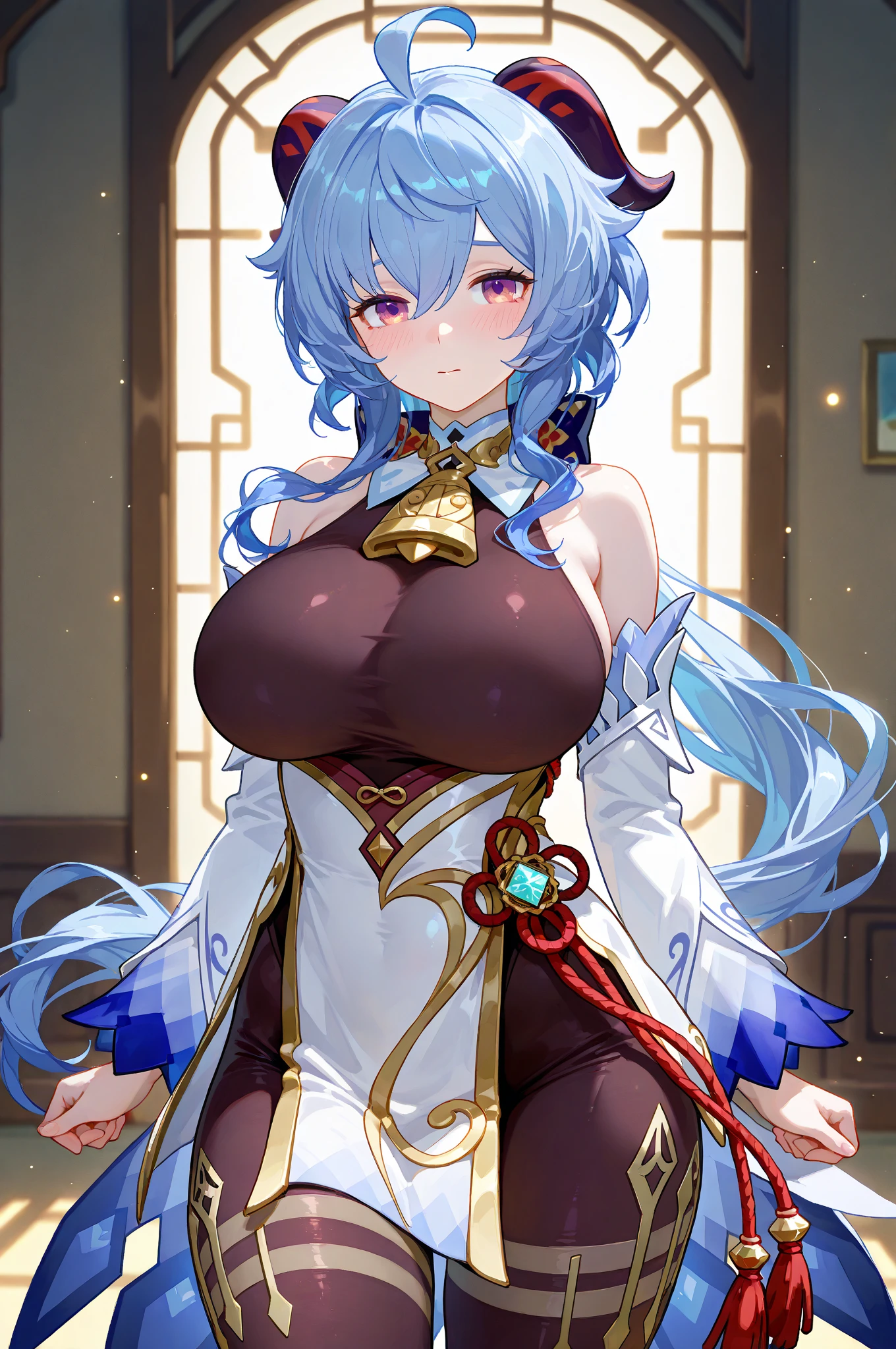 genshin impact ganyu with huge boobies