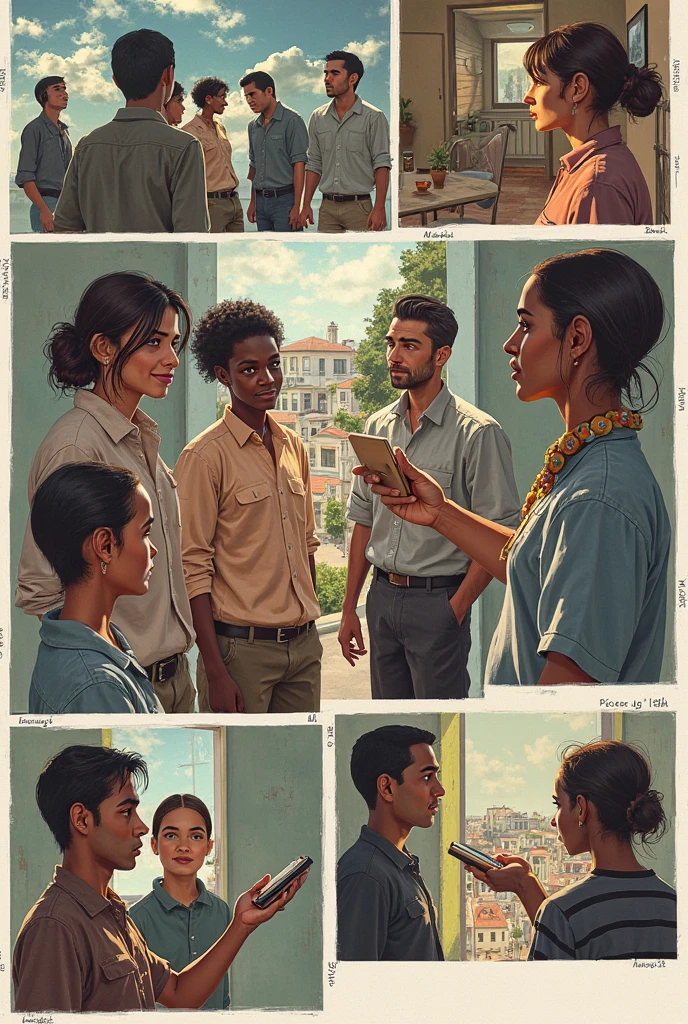 A comic that explains about the quality of education in Spanish and that is coherent