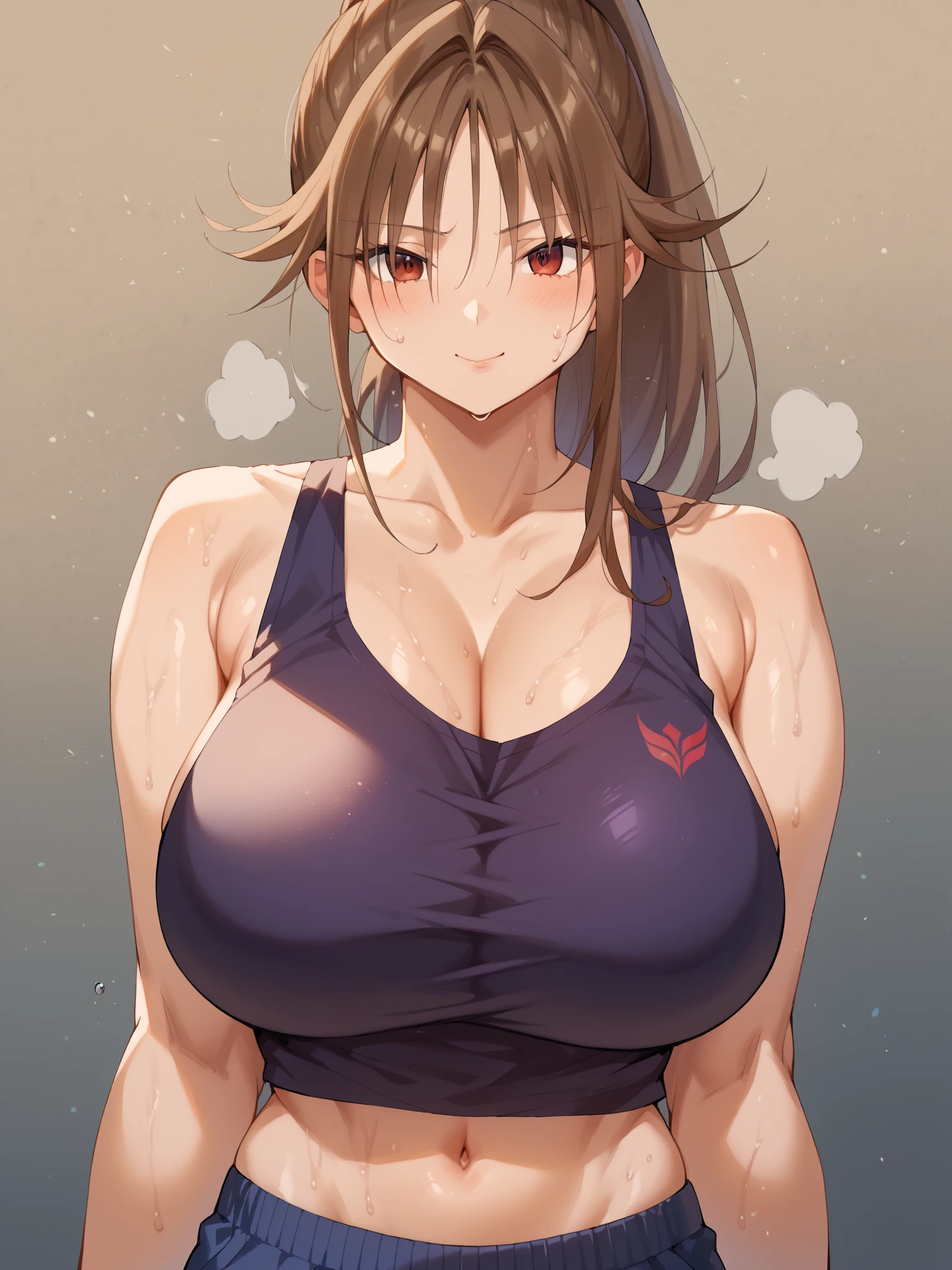 (best quality, masterpiece:1.2), Sketch full view of a hot looking fair skin 29 year old woman standing in front of us. She has brown eyes and wavy long black hair. She has big breasts, playful smile. lips parted. She has a nice curvy physique. She is wearing a soaking-wet crop top and lowrider shorts. Underboob showing. A pool hall background. playing billiards. Shading. Lighting. Dynamic pose.