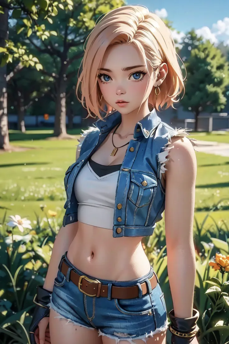 (best quality,4k,8k,highres,masterpiece:1.2),ultr
a-detailed,realistic,photorealistic:1.37,detailed
eyes,beautiful detailed lips,pale.nobara kugisaki
wearing dark blue layered hoodie, perfect figure,
attractive rounded breasts, naughty smile, puffy
lips, posing in sunshine, outdoor , dark blue
layered hoodie, cherry blossom trees, green trees, sakura falling, in the park, jeans and layered hoodie with t shirt