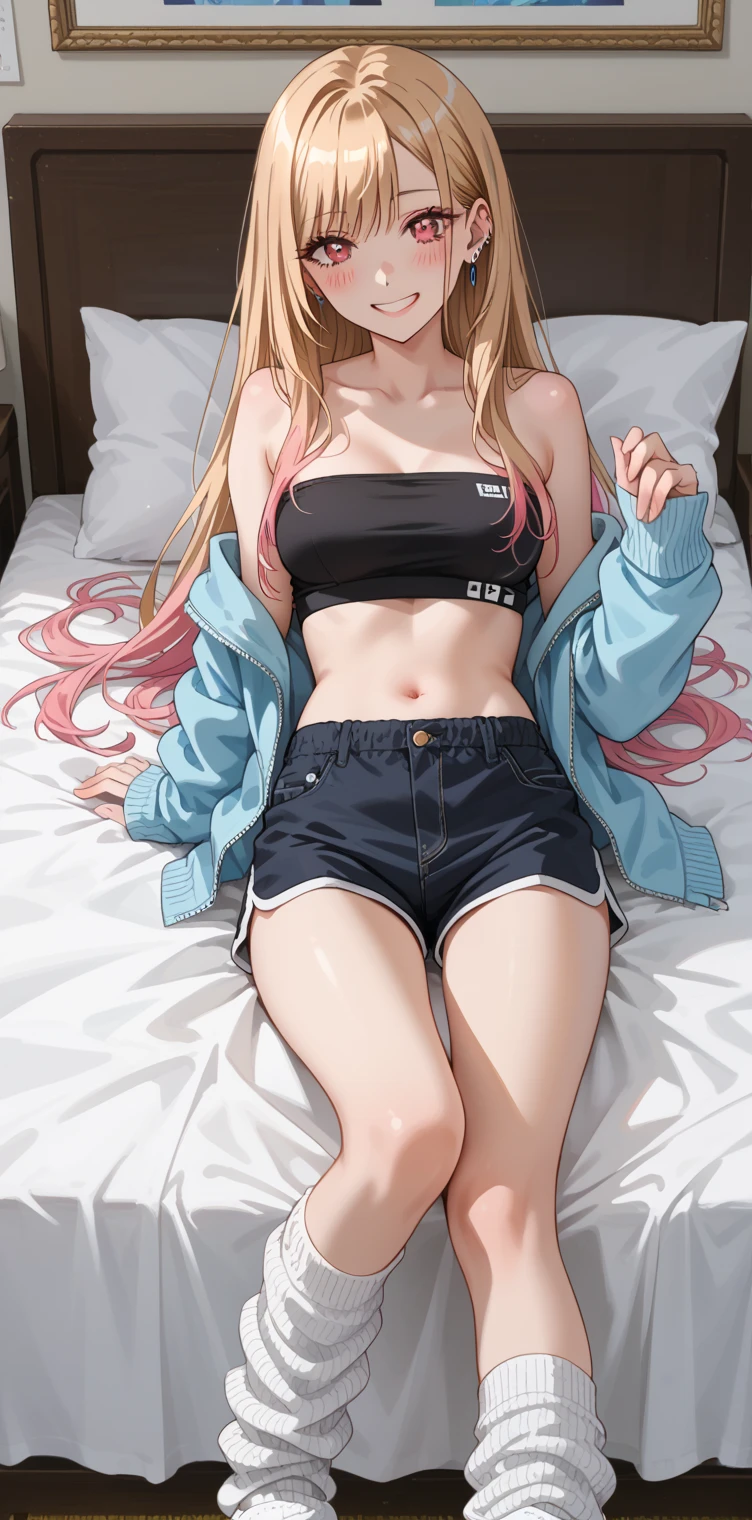 Hinata partially naked
