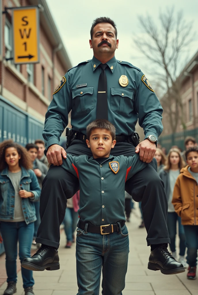 Man forcibly wearing children's tights