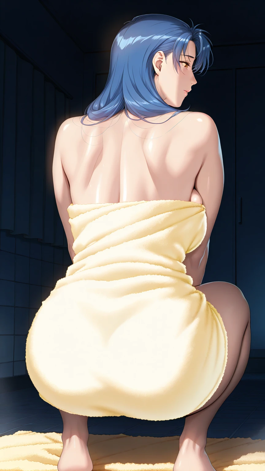 ((A beautiful girl is hugging and kissing a man)),(large udder),(((Top image quality))),(((detail portrayal))),(((Rational portrayal))),(((Best Quality))),(((Indigo hair))),(((Straight hair))),(Short hair - bob cut hair),(((a small face))),(((Pin the bangs to the side))),(((put out one's forehead))),(((asymmetrical bangs))),(((Indigo eyes))),(masterpiece)), (((drooing eyes))),((top-quality)),((Vivid light and shadow depiction)),(((cute little))),(((Beautiful body lines))), (Detailed body line depiction), ((detailed face depiction)),((ighly detailed)), (8K), top-quality, (Beautiful fece),(((World-class quality))), ighly detailed, hight resolution,(((Anime filling))),(((de pele branca))),(((White bathrobe))),(((Show breasts))),(((show me your butt...))).(((Lower body naked))),(((Detailed crotch depiction))),(((Composition seen from the side))),(((red blush))),(((bare-legged))),(((dark luxury hotel room)))、(((The whole body is covered in cloudy liquid))),(((Condoms are scattered)))),(((Open your legs to show your crotch))),(((full of sweat))),(((pubick hair))),(((Floral hair ornament))),(((put out the tongue))),(((Hugging with a man)))