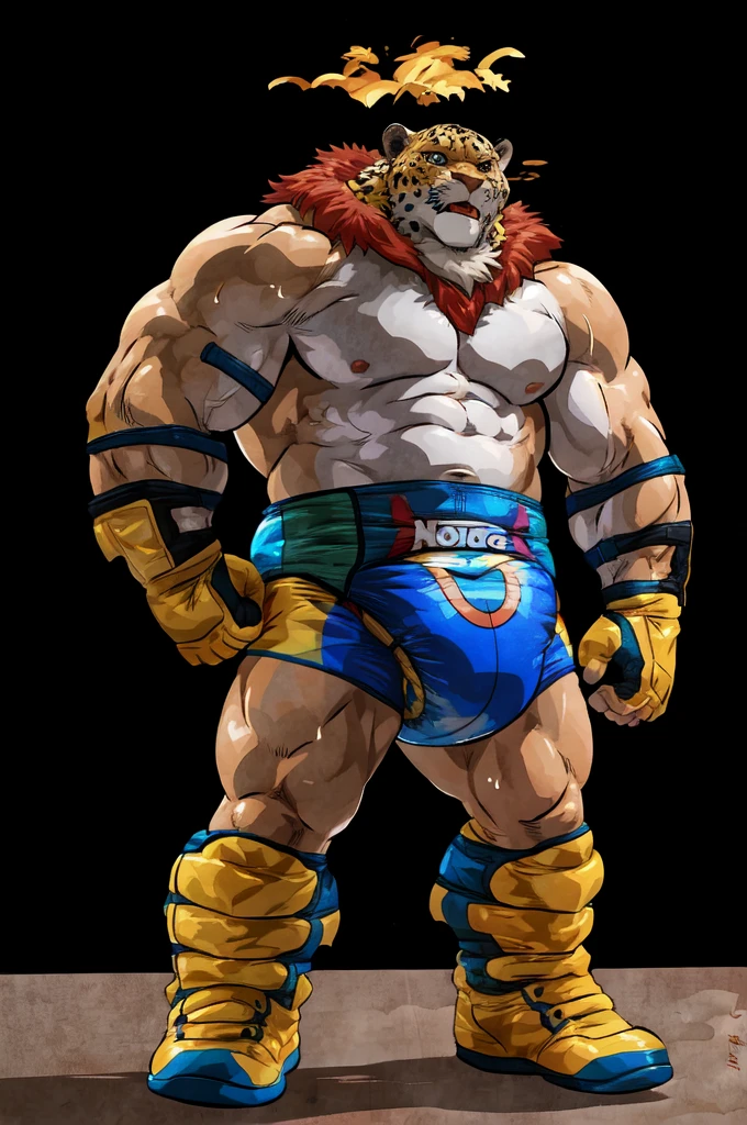 athletic drum bunker dragon. 4k, high resolution, best quality, posted on e621, solo, anthro body, older male, masculine:1, male, very masculine:1, slim (tough build):1.5, dense muscles, (correct anatomy):1, (white background, no background:1.2), (bare torso:1.1), scales, (wearing boxers, genital_outline), (blue boxing gloves, dragon tail, correct anatomy, bare paws, (detailed eyes:1.2), sexy, (cel shaded:1.2), (sweat:1.5), visible breath, shiny muscles, sweat:1, cartoony shading, (watercolors:1.2), strong shadows, confident, (vascular, veins:1.1), (full body):1, (by takemoto arashi, by meesh, by Taran Fiddler)