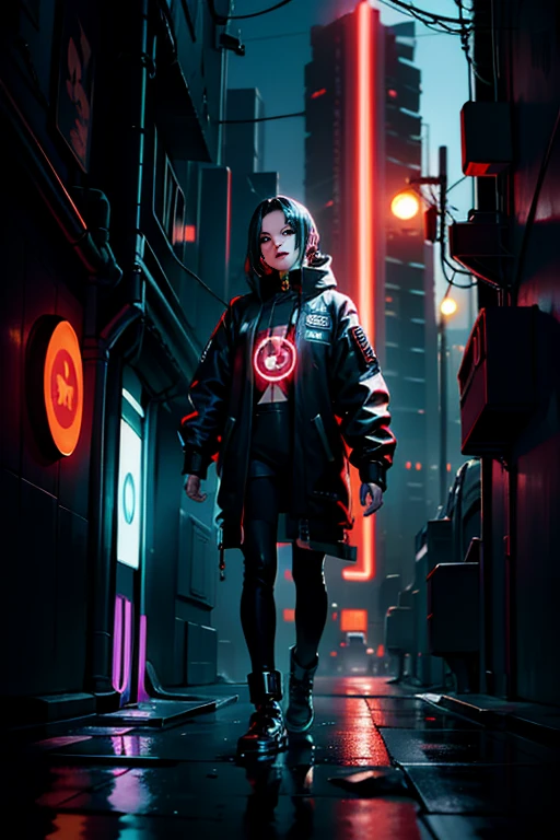 a technomancer in the style of horror-business punk, dressed in crumpled multi-layered textured clothes, a ritual mask, a virtual digital city of binary code, a fascinating data stream of a barcode with a dot matrix, generating artistic patterns, ultra-sharp intricate details, cinematic lighting