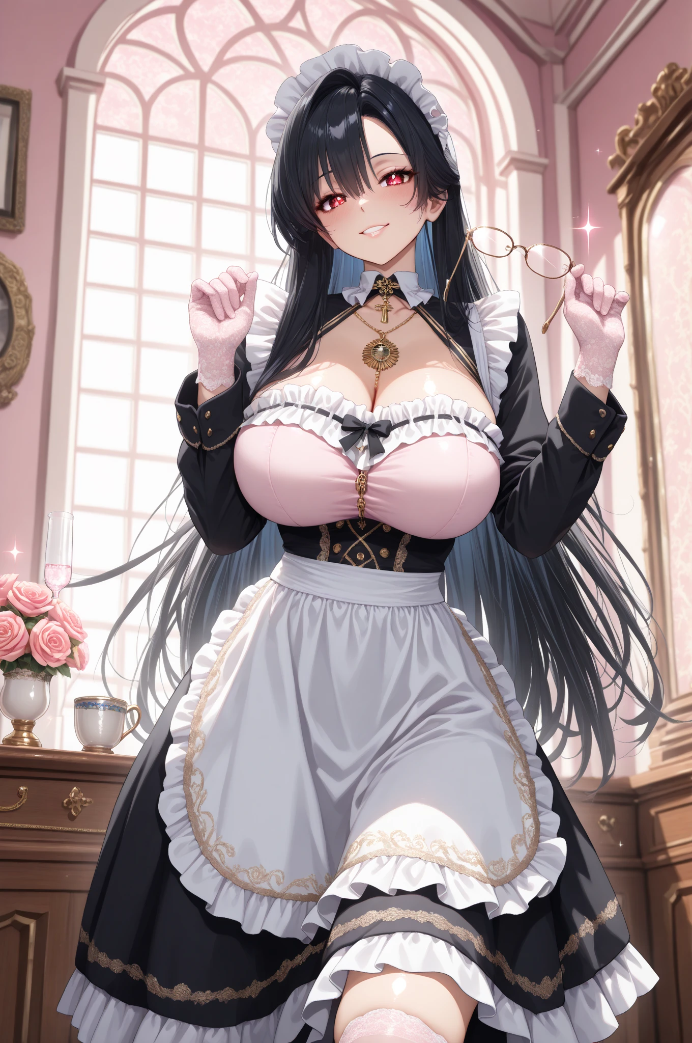 masterpiece, best quality, 1 solo girl, black hair, violet eyes, long hair, medium breasts, sexy body and face, wavy hair, smile, early 1800s modest dress with silk or cotton, bonnets, corsets with aristocrat status, shawls, white gloves, high necklines, long sleeves, and a fitted bodice with a full skirt, under tied the chin, with ribbons, open bra, open panty, pendant, bracelet, jewelry, earrings, feather hair ornament, book, lying at the bed, night, sexy pose, cowboy shots, detailed body, face, and eyes, sharp focus, vibrant, creative, dynamic, high definition, high resolution, 8k, (Upscale: R-ESRGAN 4x+ Anime6mage enchance:4x), voluptuous body, cinema lightning, dakimakura style, looking at the view,