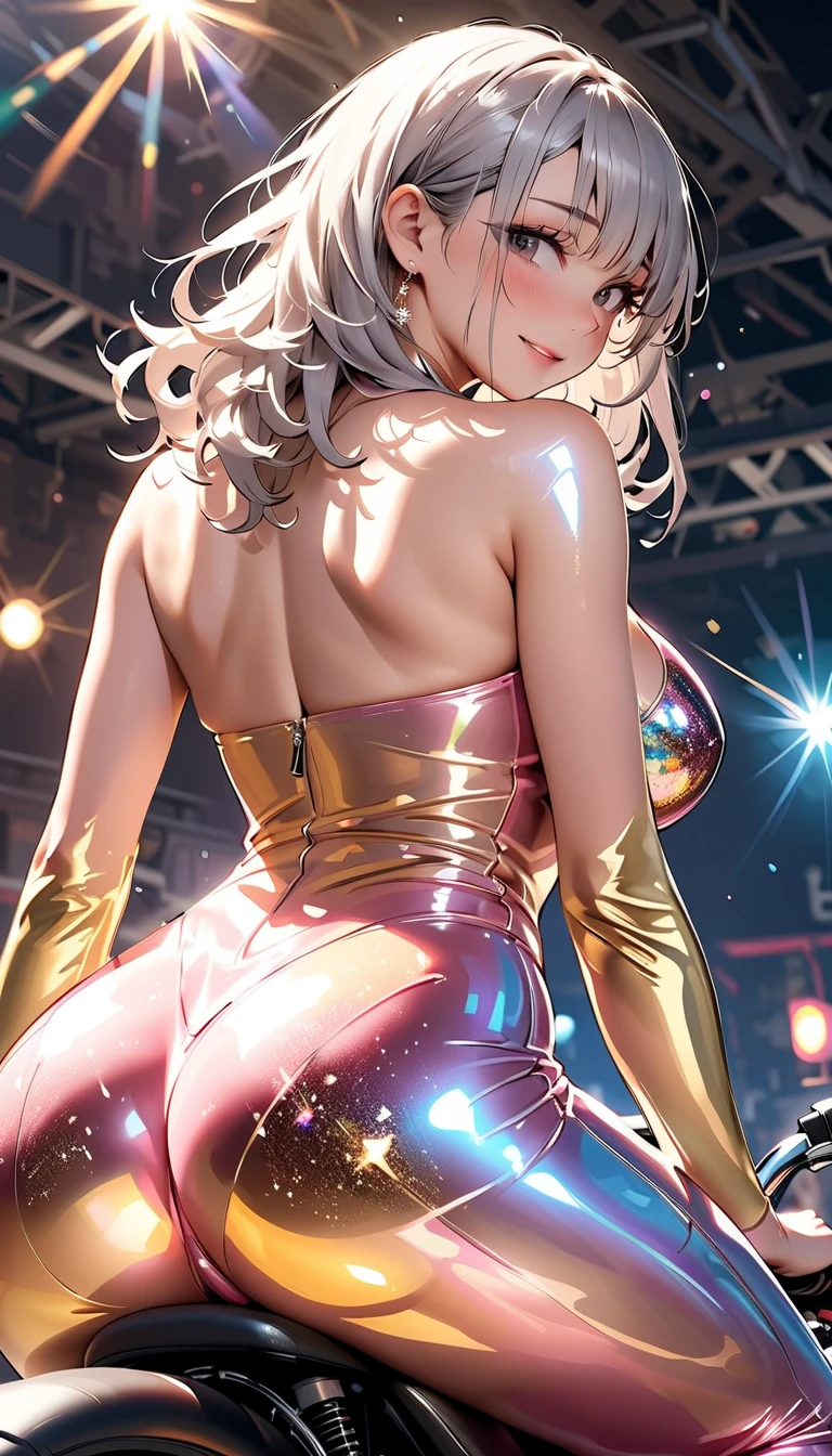 ((albinism skin)), (( 2 heads)), dry skin, pale skin 1 girl, 16 years , Silver-white hair, outstanding curvy body, curvy muscular,big breasts, covers his bare chest with his hands, is sitting, legs spread в разные стороны , masturbates ,kissing a girl,Lingerie, in a pink rave bikini ,((masturbates)), Alexa Grace, amorant, better known as amorant, very Sexy Outfit, pink tight miniskirt, legs spread,bikini made of shiny iridescent plastic, chewing body, revealing outfit, , pink body, Angela White, white silver goddess, shiny plastic rave clothes, slutty rave girl, , Sexy Outfit, high quality, A high resolution, A high resolution, hrd, Best quality, Official art, glowing pink light,