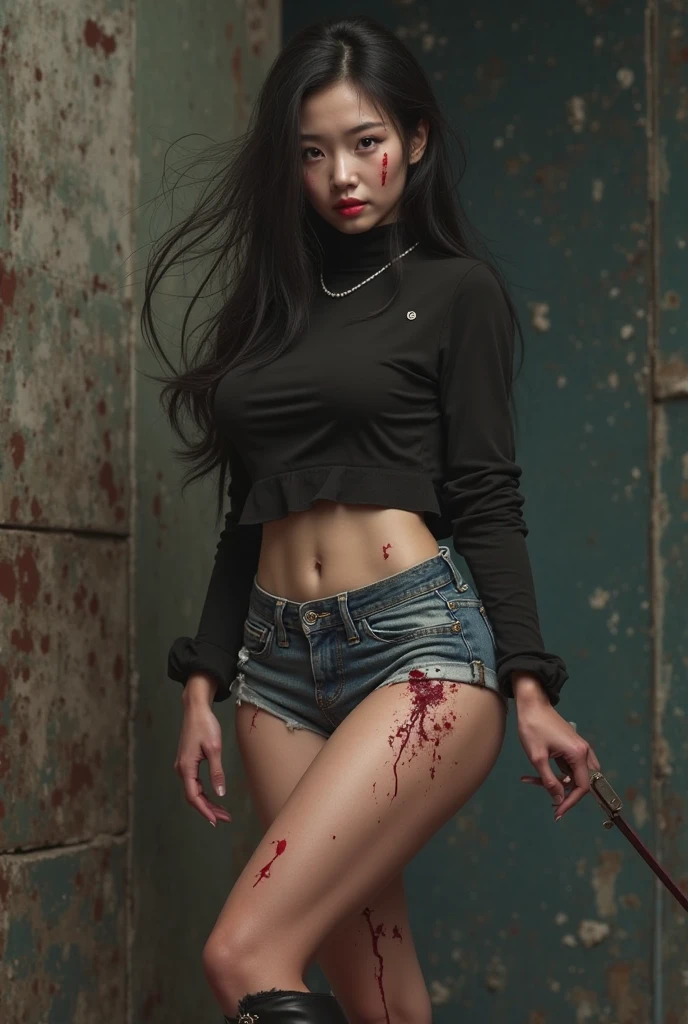 zombie,Secondary school girls,Raised sexy,The clothes were tattered,On the street,Stand with hands and feet twisted,Skin ulceration,Crotch up,lies on the ground,legs are open,looks crazy,There are claws on the hands,Can the review pass??