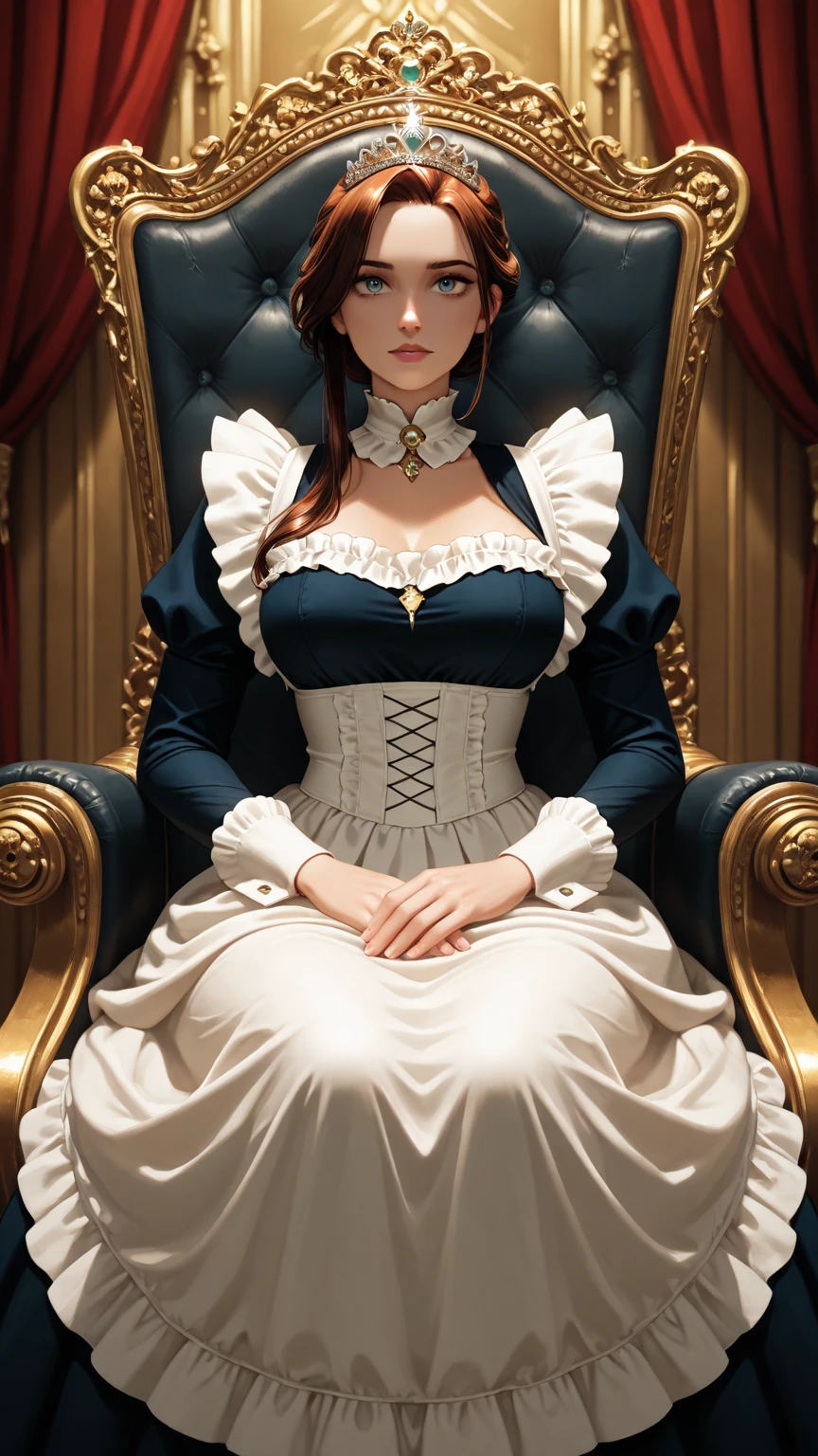 araffed woman in a white corset posing for a picture, pearls and gold chains, in victorian aristocrat, # rococo, opulent pearl necklace, elegant corset, victorian inspired clothing, ivory rococo, pearls and chains, rococo queen, rococo dress, gold and pearls, dress in the style of rococo, exquisite aristocratic