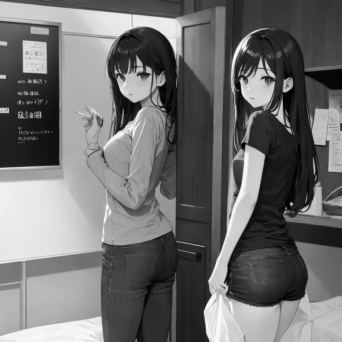 High resolution、4K quality、Super quality、younger sister、Lolita、The viewpoint being observed、pantiesが床に落ちている、白のコットンpanties、panties、used underwear、Crotch stain、Scattered underwear、panties単体、Laundry basket、strip、Underwear is scattered、Underwear is scattered、床一面たくさんのpanties、Very small room、Undressing scene、Browsing Caution