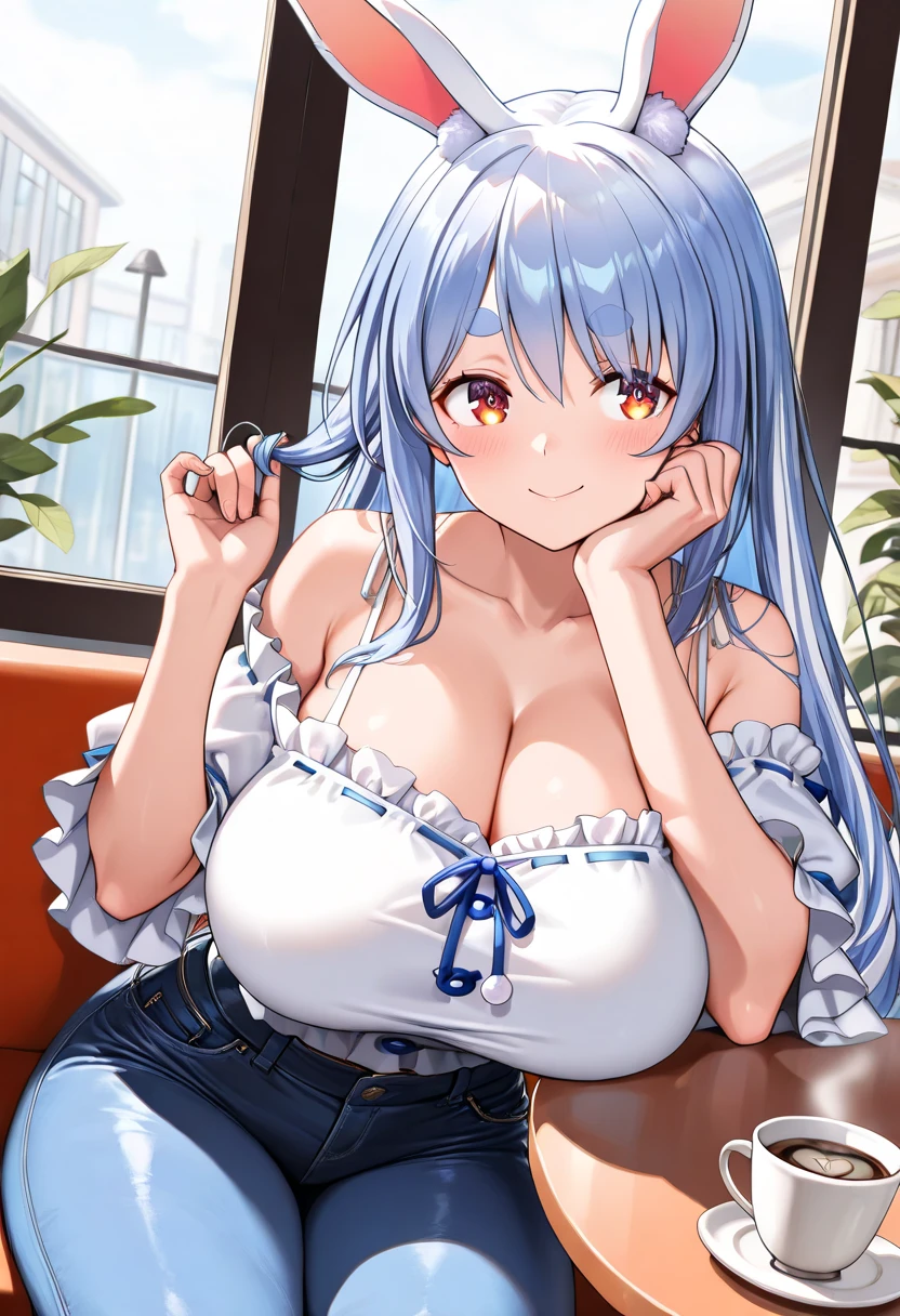 Silver long hair、Deep blue eyes、woman、美しいwoman、Large Breasts、Blue and white Chinese dress、A Chinese dress with a black translucent cloth in the cleavage、Outdoor、During sexual intercourse、orgasm、A cheongsam with hidden curves(100-60-78cm)、he is short、High school girls cosplaying、Embarrassed face