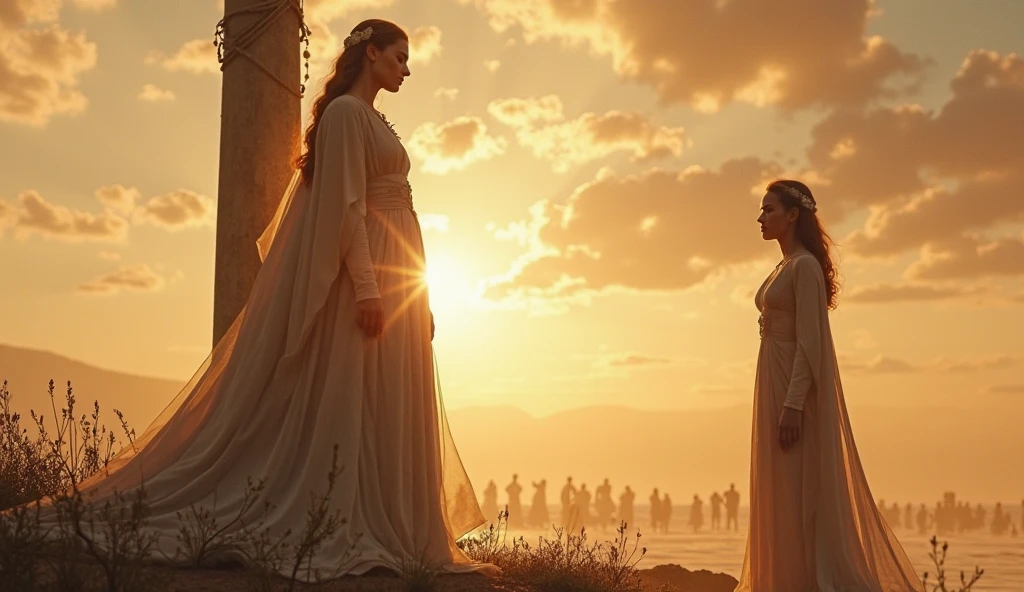 Background and Colors: A soft background with shades of light blue and pale pink conveys a sense of calm and hope. These colors create a warm atmosphere, symbolizing the book's emotional journey.
Main characters: The cover features two central figures. A woman, representing Sophia, looks towards the horizon with a determined yet vulnerable gaze, suggesting the internal struggles she faces throughout the story. Next to her, a male figure, probably Luke, is shown in profile, with a posture that conveys remorse and determination, symbolizing the search for redemption and forgiveness.
Presence of the Child: Between the two characters, there is the image of a young child, possibly Clara, with a curious and affectionate gaze. This representation highlights the importance of innocence and curiosity in the plot, as well as emphasizing the impact of family relationships on the narrative.
Elements of Emotional Depth: The figures are slightly blurred, suggesting the presence of hazy memories and past traumas. This highlights the theme of the emotional scars the characters carry, reinforcing the journey of healing and acceptance throughout the plot.
Title design: The title "Scars of the Past" is presented in elegant and expressive lettering, highlighting the sensitivity and strength of the emotions present in the story. It occupies a prominent position on the cover, conveying the central importance of the theme of personal overcoming and the search for redemption.