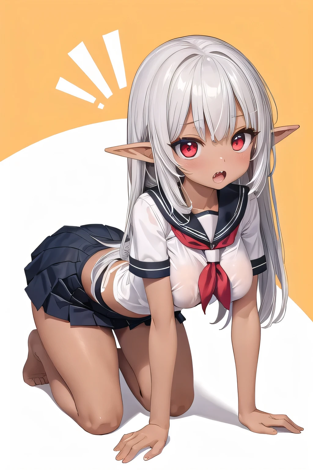 (masterpiece, best quality:1.2),illustration,8k,hd,1girl,solo,(good anatomy),(portrait:1.2),(from the front), ((flat-chested:1.4), (tiny nipples), elf,pointy ears,very long hair,blond hair, (((white long loose socks))), (torn tattered summer sailor uniform, serafuku), (((red ribbon tie))), (((naby pleated micro skirt))), (transparent see-through saxeblue string panties), blush, (female orgasm), (transparent collared shirt):1.3, parted bangs,blue eyes, upskirt:1.3, ((sitting, squatting, spreading legs)), peeing, (spreading pussy by fingers), (peeing:1.5), (ahegao, female orgasm, sweating, steam:1.4), (cum string between tiny nipples), bukkake, cum on upper body, cum on legs, loose socks, (spreading pussy by fingers), pee, peeing, (peeing over lightblue panties)