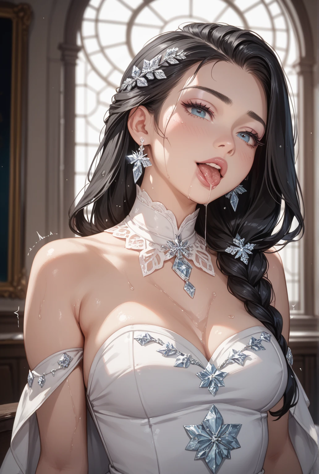 Personagem mulher estilo a seios lindos redondos e firmes tompunk Fiona rainha Anna de Arendelle com marcas de guerras Imagem de desenho animado de uma mulher .Ilustra??o estilo desenho animado, estilo de arte dos desenhos animados, estilo de arte dos desenhos animados, digital illustration style, estilo atompunk design de personagens altamente detalhado, arte digital detalhada coragem, Forest fan art, Design de personagens de retrato, beautiful digital illustration, retrato de alta qualidade, Arte em quadrinhos, mulher jovem cabelo com transas lindas . Queen Anna of ArendelleBeautiful lined eyes Medium large bust and wonderful sexy clothes. image expression of sexual desire from waist to head illustration Queen Anne of Arendelle atompunk style Fallout 4 style pose beautiful round and firm breasts playboy magazine Character Christina Ricci black hair style Morticia AddamsCartoon image of a woman .cartoon style illustration, estilo de arte dos desenhos animados, estilo de arte dos desenhos animados, digital illustration style, design de personagens altamente detalhado, arte digital detalhada fofa, City fan art, Design de personagens de retrato, beautiful digital illustration, retrato de alta qualidade, Arte em quadrinhos, jovem expressando desejo sexual. Corpo inteiro esculturalStoryboard em quadrinhos:1.8, Cartoon tirinhas,tirinha:: Jennifer Lawrence,Selena Gomez(1 mulher) O corpo inteiro de uma loira de 30 anos,Dressed in a nice captain's wife's suit ,Em uma casa futurista, estilo de quadrinhos da Marvel, hiper HD, Ultra-HD 24K