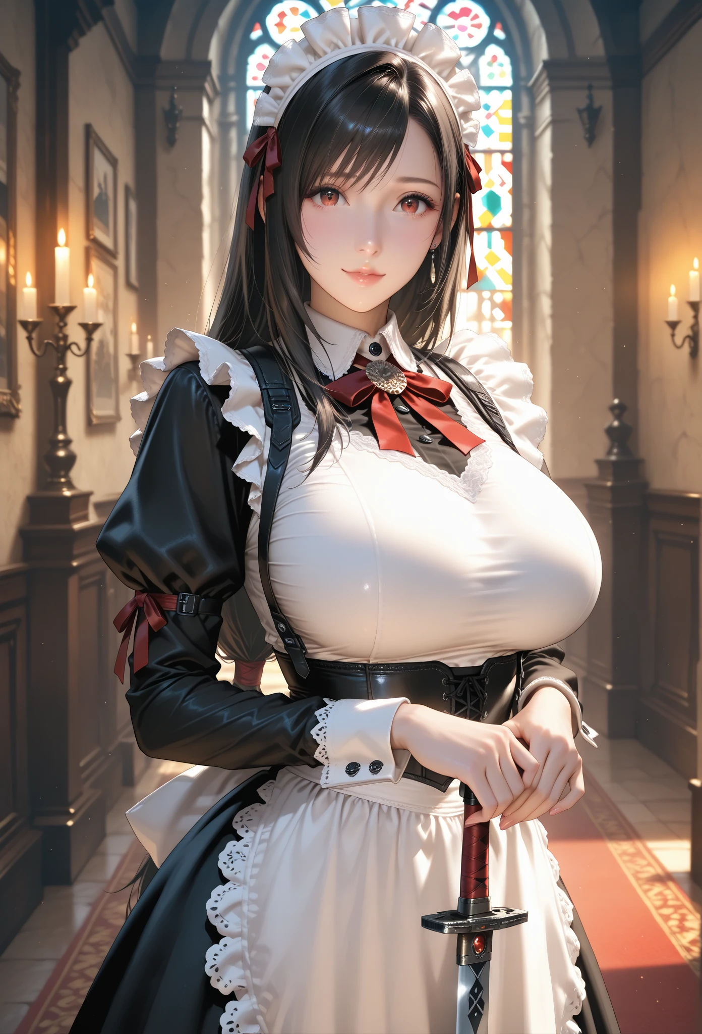 Hyper-realistic, masterpiece, screen shot, best quality, beautiful portrait, long shot portrait, high resolution, 8k, 1girl, smiley cocky smirk, a woman in a pink corset dress, plus size model, plump, standing under the tree, standing in evening, Victorian lady, a beautiful Victorian woman, Victorian fantasy art, dressed in Victorian corset, beautiful character.