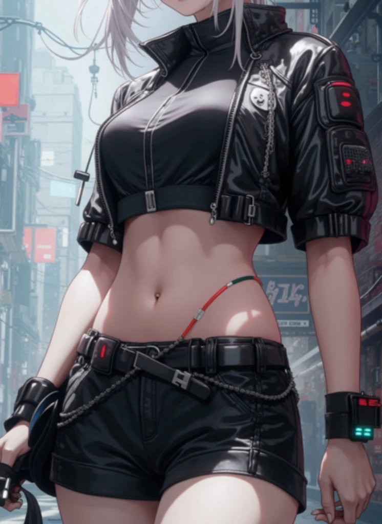 Highest image quality,Outstanding details,超高分辨率,(Fidelity:1.4),The best illustration,Favor the details,Highly cohesive 1girl,He has a delicate and beautiful face,Put on a sexy police uniform,Beauty in the hair,wearing hat,Cyberpunk-style police uniform,The background is a high-tech lighting scene in the future city,(Highly detailed body,Highly detailed face,Best quality at best:1.4),Very sexy,looki at viewer,(Black suspender stockings:1.2,Super sexy and good:1.5),(police uniforms:1.5)(tit:1.02)(cyberpunk backgrouns),1080,tmasterpiece,
