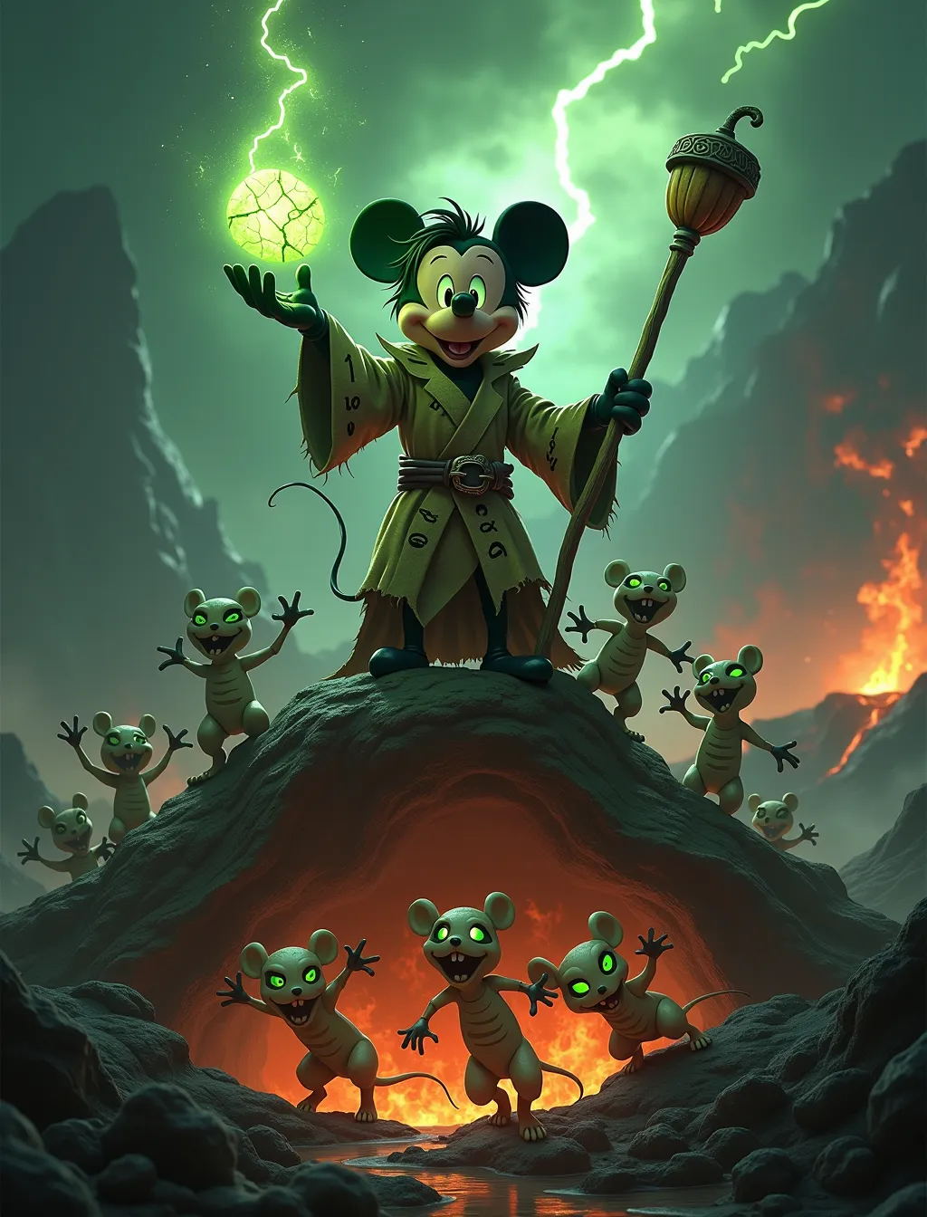 Микки и Скрэт Сила Холм Злой