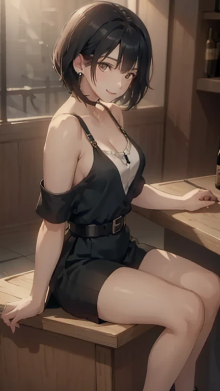 (((Masterpiece))),(((Super Detail))),(((in 8K))),(((best composition))),(((Rim lighting,Fireglow effect,deep shadow))),solo,(Hatsune Miku:1.0),Beautiful fingers,Detailed finger features,(Detailed hair features:1.7),(Dynamic and sexy bending pose:1.3),detailed facial features,detailed clothes features, (perky chest:1.1), (pointed chest:1.3), delicate beautiful face, Bright blue eyes, cute eyes, sparkling eyes, Big eyes, beautiful detailed eyes,double bun with glittering hair ornament,(super detailed glossy skin:1.3),slender body,tits,goddess smile,((with sparkling eyes and a contagious smile)),beautiful posture,have a cup of coffee,black hair, red eyes, dress, bare shoulders, jewelry, collarbone, sidelocks, hairband, earrings, indoors, off shoulder, sweater, arms behind back, plant, short hair with long locks, white hairband, off-shoulder dress, sweater dress, off-shoulder sweater, red sweater, big side hair, very long side hair,(super delicate floral pattern:1.2),seductive cleavage:1.3,beautiful glossy legs,shiny red high heels,lifting dishes with cakesd,french restaurant,hustle and bustle,rising steam,(((depth of fields)))