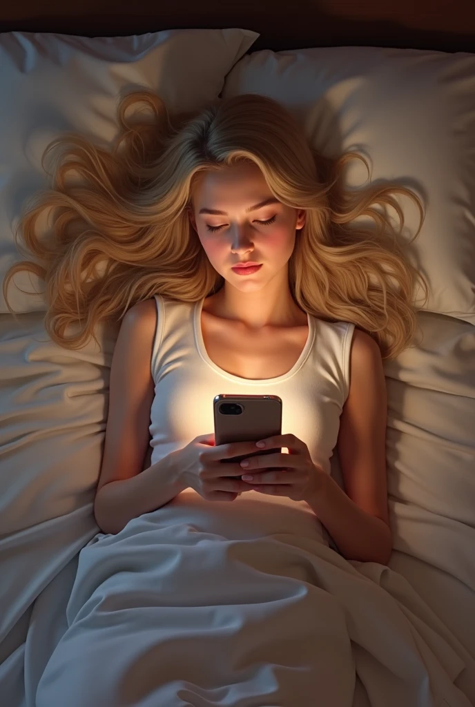 masterpiece,best quality,super detail,ultra detail,1girl,sleepy,sleepyUsing phone in bed,phone light illuminates face,chiaroscuro,Realistic,artist:ask (askzy),artist:wlop,cool color,lonely,night,dark room,best quality,amazing quality,very aesthetic,absurdres,<lora:Rella:1>,railing