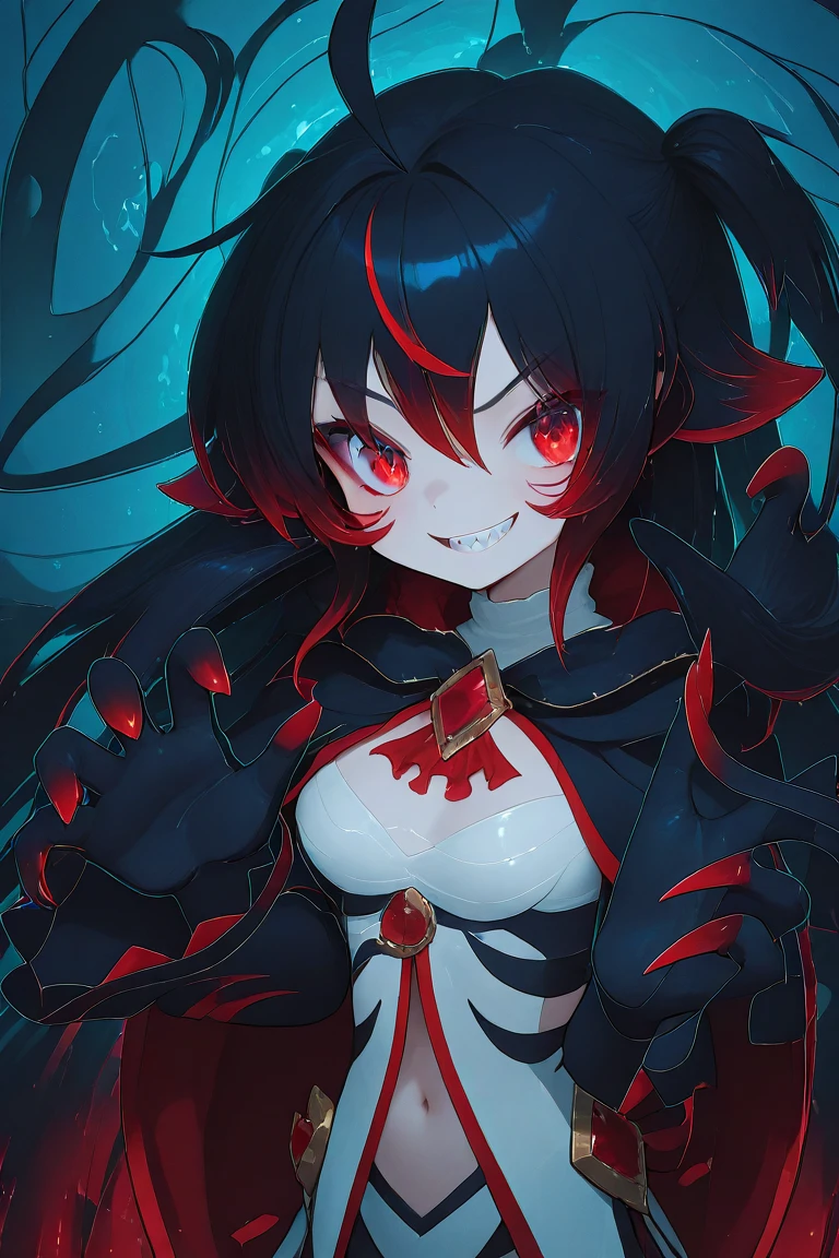 ((masterpiece:1.2, best quality)), red eyes, looking at viewer