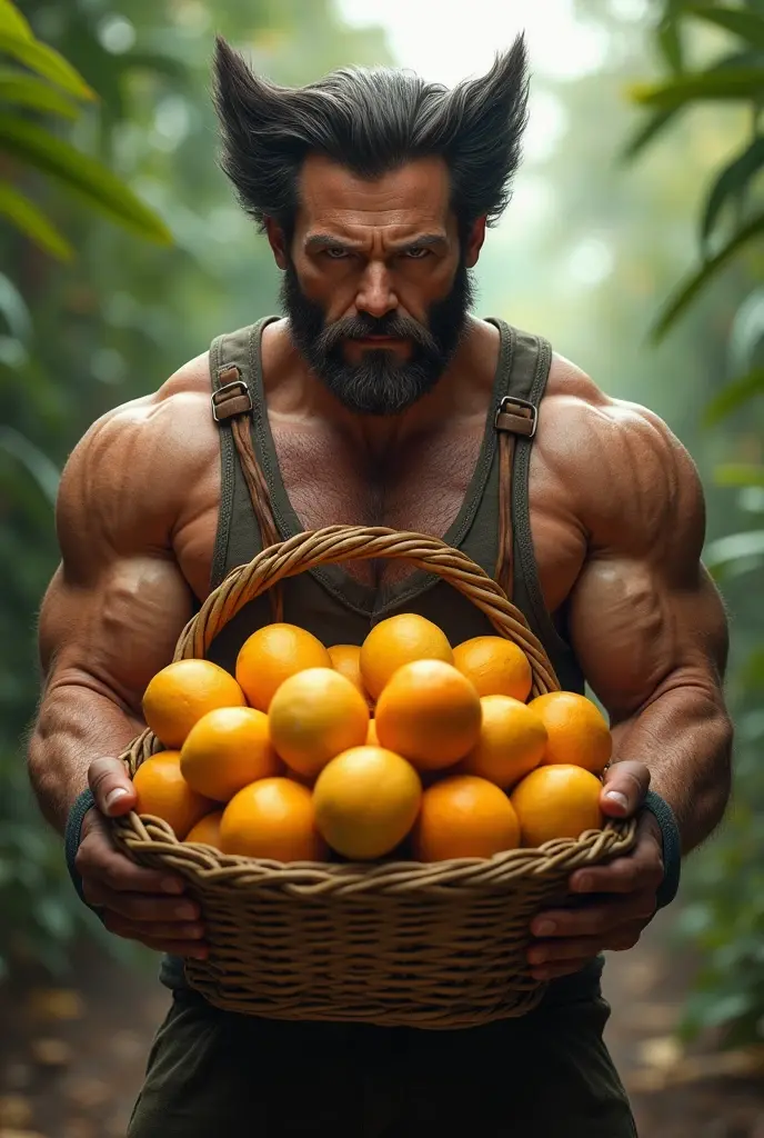 Make a man
Make him stornger
Nice now make a world with fruits