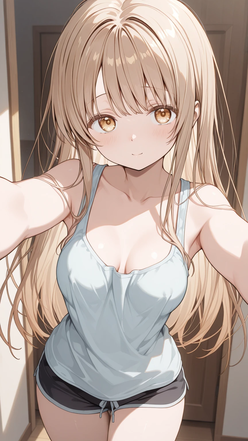 (naked towel:1.4),(white towel:1.2),(fluffy towel:1.7), nsfw,side view 1girl,naked towel, in bath dressing room,steam fog,sweat,wet, show armpits, from above、Realistic, real person, (pale skin: 1.2), RAW photo, photorealistic, portrait photography, shiny skin, japanese idol、shiny hair、(25 year old woman with medium hair with blonde bangs) and (wavy hair) and (orange eyes) , (embarrassed:1.5),