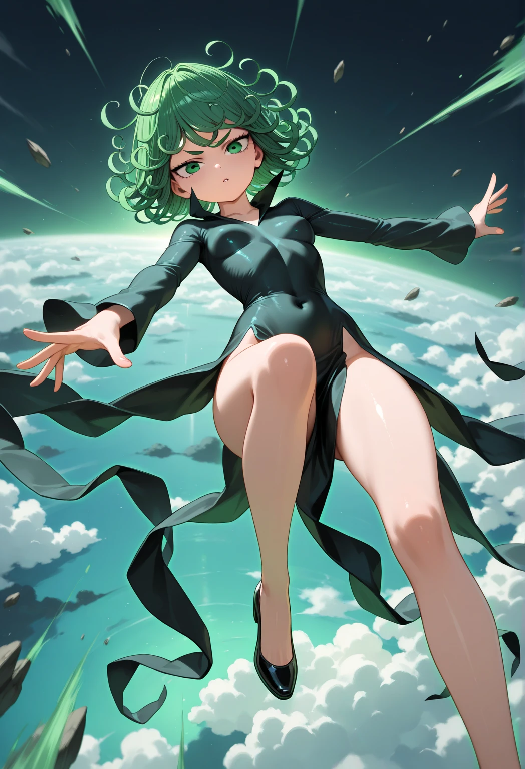 masterpiece, best quality, highres,
waving, waving arms,