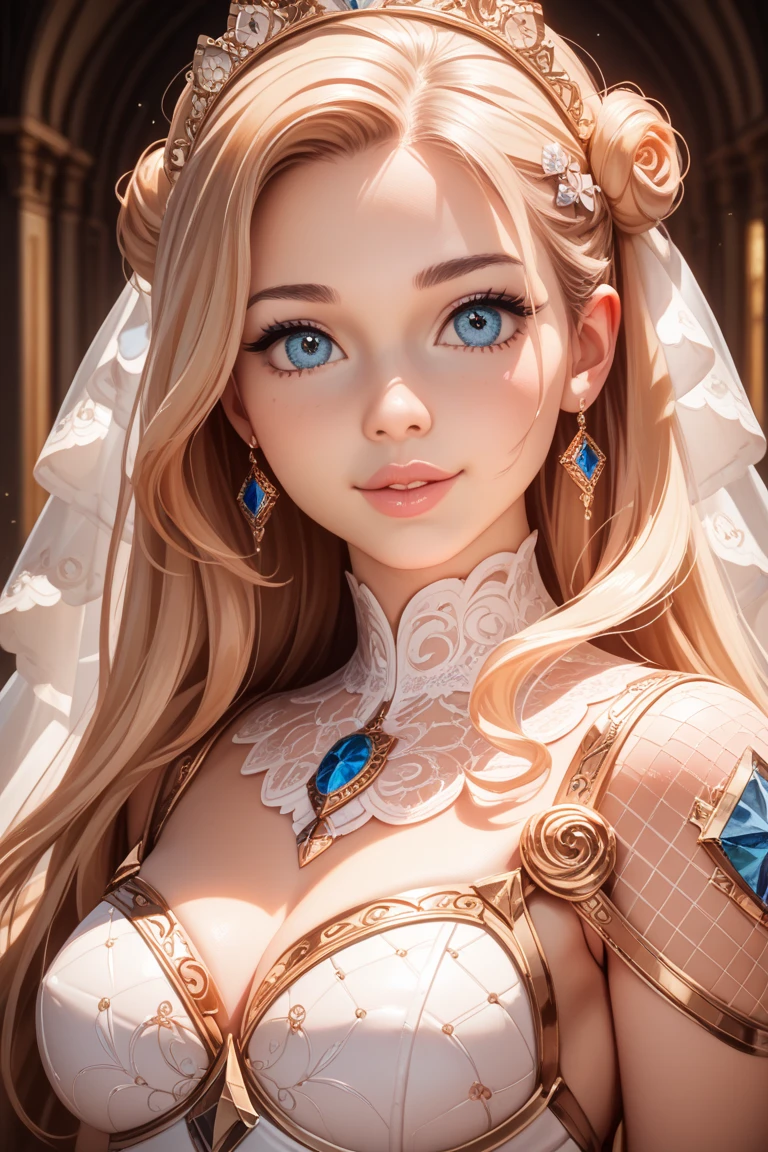 portrait Christina Aguilera, wearing sexy veil bride tiara outfit, in front of the altar of the Notre Dame Cathedral, 6 0 3 0 s, wavy hair, intricate, elegant, highly detailed, digital painting, artstation, concept art, smooth, sharp focus, illustration, art by thomas kindkade, charlie bowater, artgerm, greg rutkowski, alphonse mucha and alexandra fomina, 36k, glittering, shining