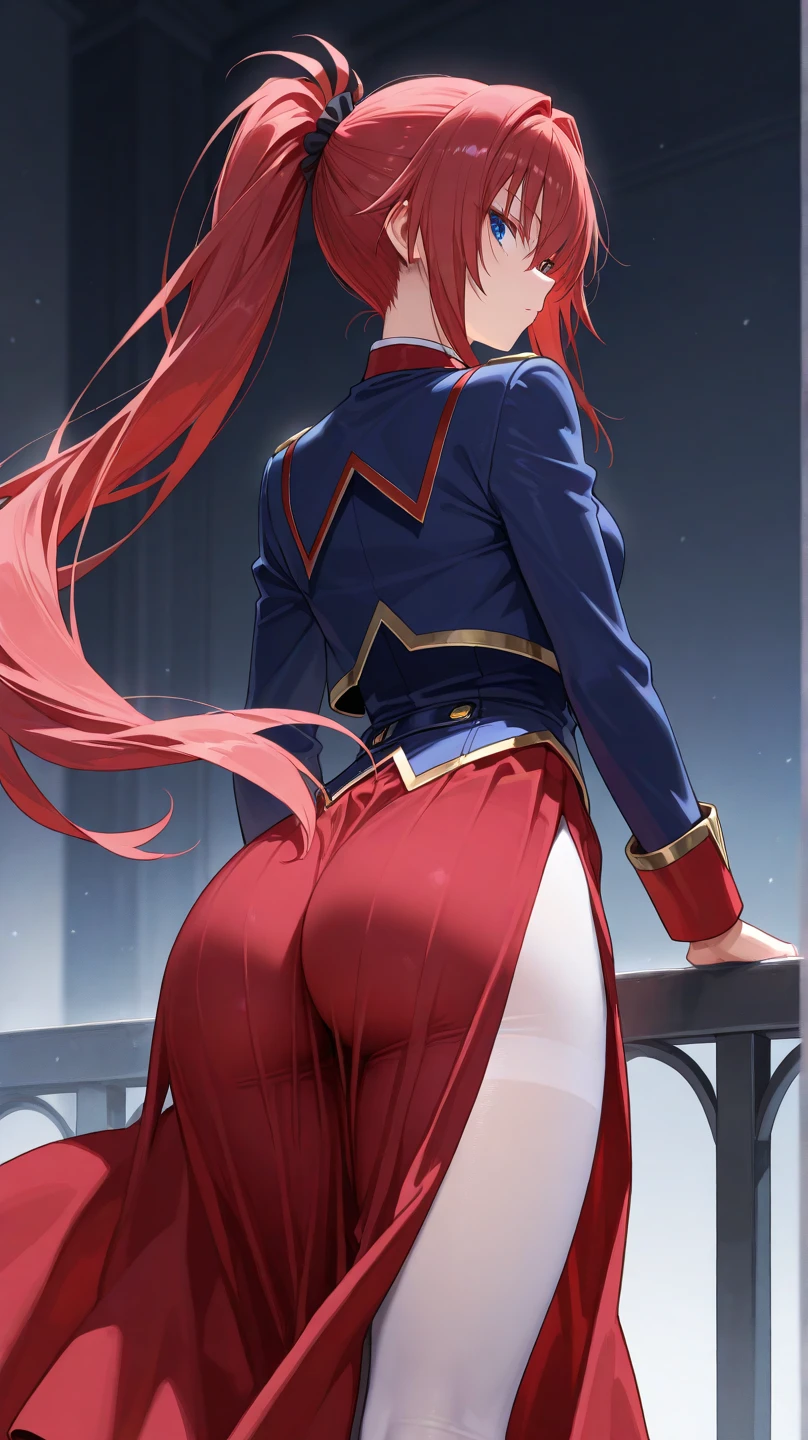 Big ass, from back, tight strings