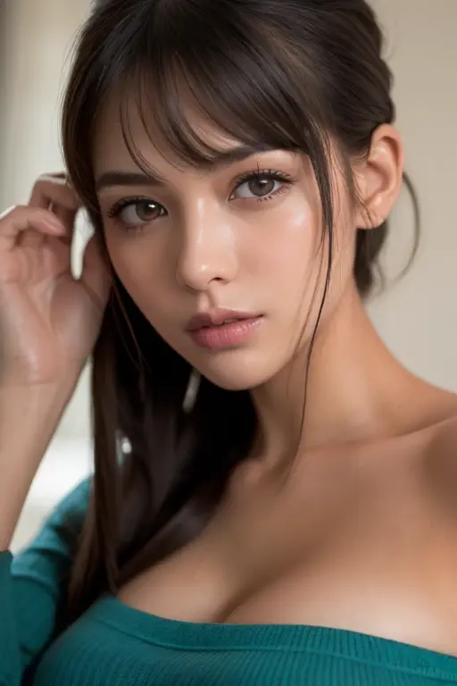 Tabletop, Highest quality, shape, Very detailed, In detail, High resolution, 8k wallpaper, Perfect dynamic composition, Beautiful details, Natural Lip, Long sleeve black knit dress, Small breasts, ランダムにcuteポーズ,RAW Photos,KPOP idol faces,cute,Face close-up,BREAK ceremony,((Random sexy poses、put in、Deep joy, Ecstatic Eyes:1.2)), ((I gasp hard:1.2))、Ecstatic face、Climax expression, Through clenched teeth、My whole body is convulsing、Official Art,Very detailed CG Unity 8k 壁紙, (masterpiece:1.0),(Highest quality:1.0), photo shoot, 8k, Browsing Caution, High resolution, Kodak Portrait 400, Film Grain, Lens flare brilliance,Very low camera angle, View your audience