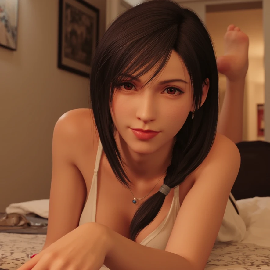 linda peituda ada wong, topless, vestindo uma tanga branca muito pequena, sentada com as pernas abertas, showing a small white thong to the camera, her panties are stuffed in her pussy, the thong appears to the camera, her nipples are hard and they also show to the camera, puffy areolas