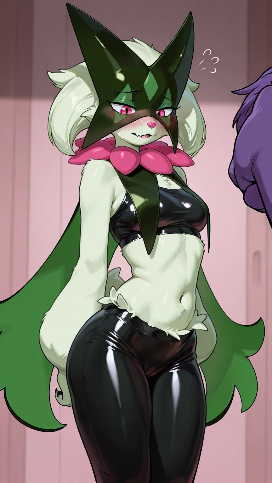Bunny Girl,Sexy,Black rubber tights,Fishnet stockings, gardevoir