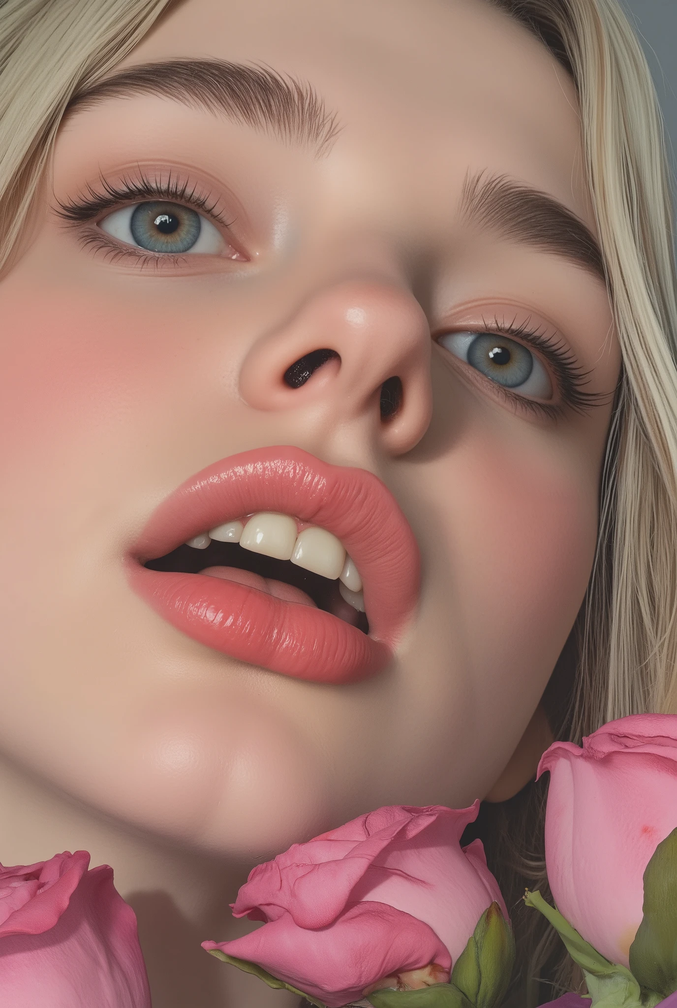 a women is posing for a picture, holding a large penis, her mouth is open wide, excited, full close-up portrait, blowjob, aleksandra waliszewska, medium close up portrait, portrait close - up, closeup headshot, close-up portrait, close - up portrait, close up portrait, anastasia ovchinnikova, photo of young woman, closeup headshot portrait, marta syrko, there is a penis at her mouth, blowjob, mouthful of cum