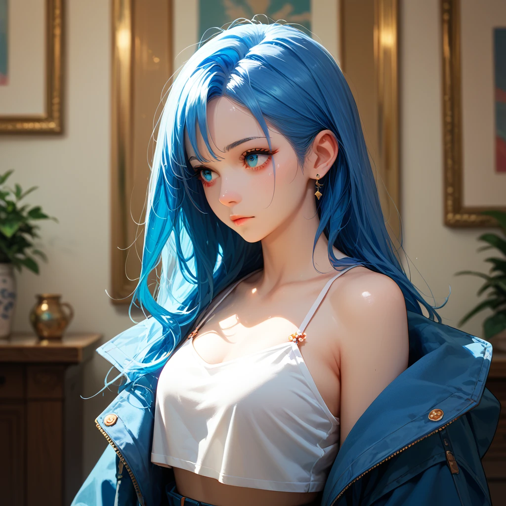 a close up of a girl , detailed hair , big booobs , shadowbringers cinematic, 4 k detail fantasy, a beautiful fantasy empress, game cg, xianxia fantasy, xianxia hero, 2. 5 d cgi anime fantasy artwork, cinematic goddess close shot, ruan jia and artgerm, wow 4 k detail fantasy, hyper-detailed fantasy character, high definition, hyper- detailed,perfect, fantastic, detailed facial and body skin texture, detailed vagina (pussy), detailed eyes . ultra realistic, ultra detailed